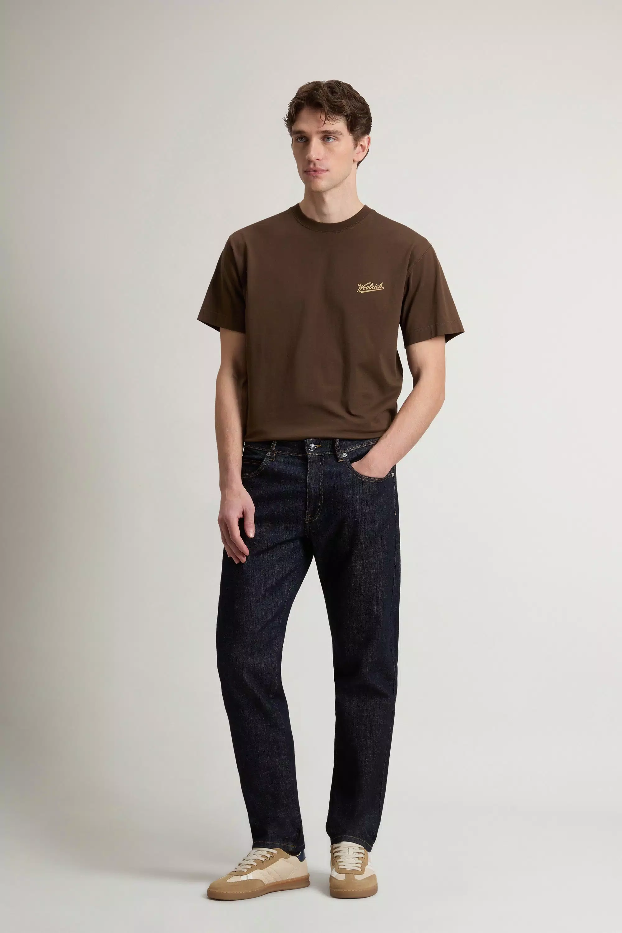 Dehnbare Denim-Jeans - Mittelblau