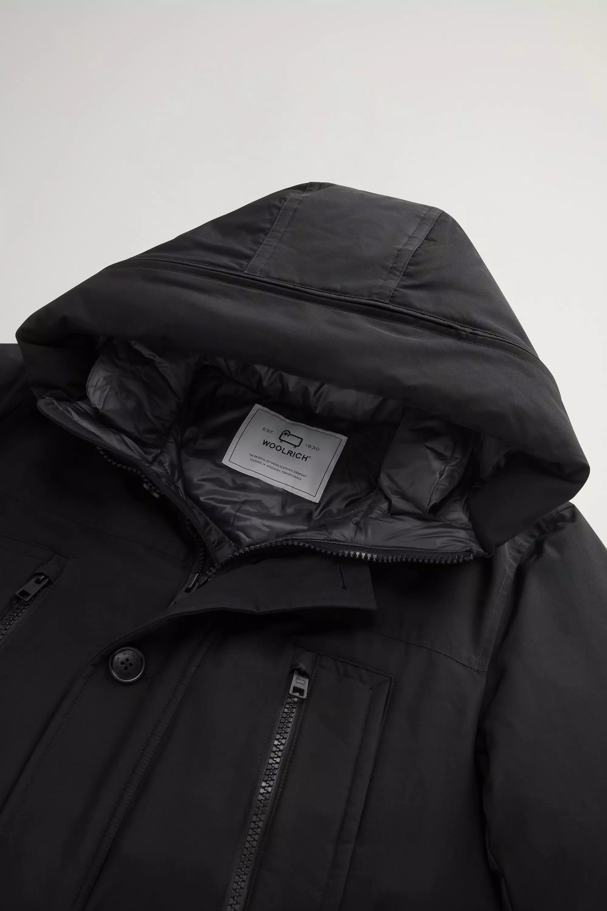 Arctic Parka Evolution aus Ramar-Stoff - Schwarz