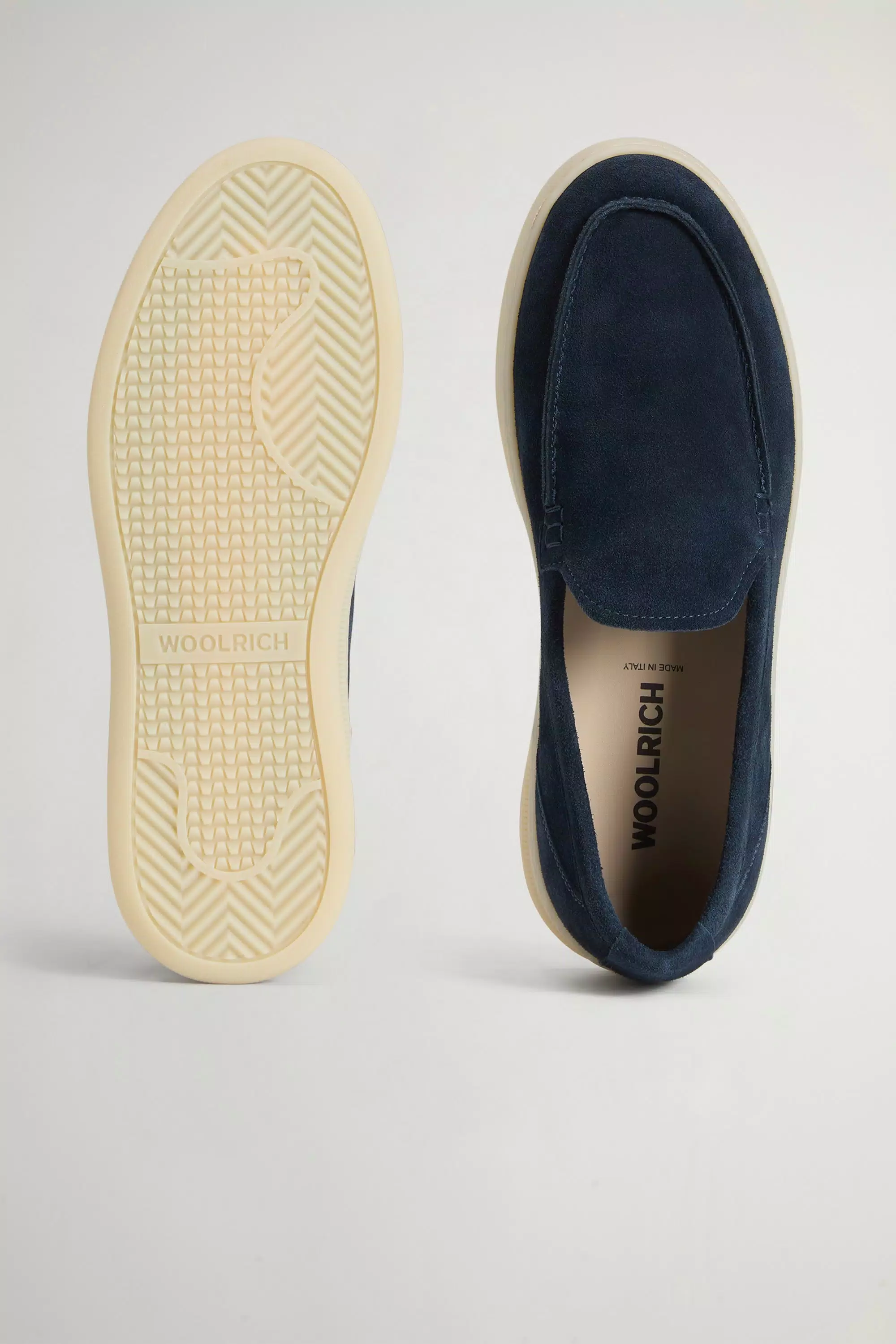 Suede Loafers - Blau