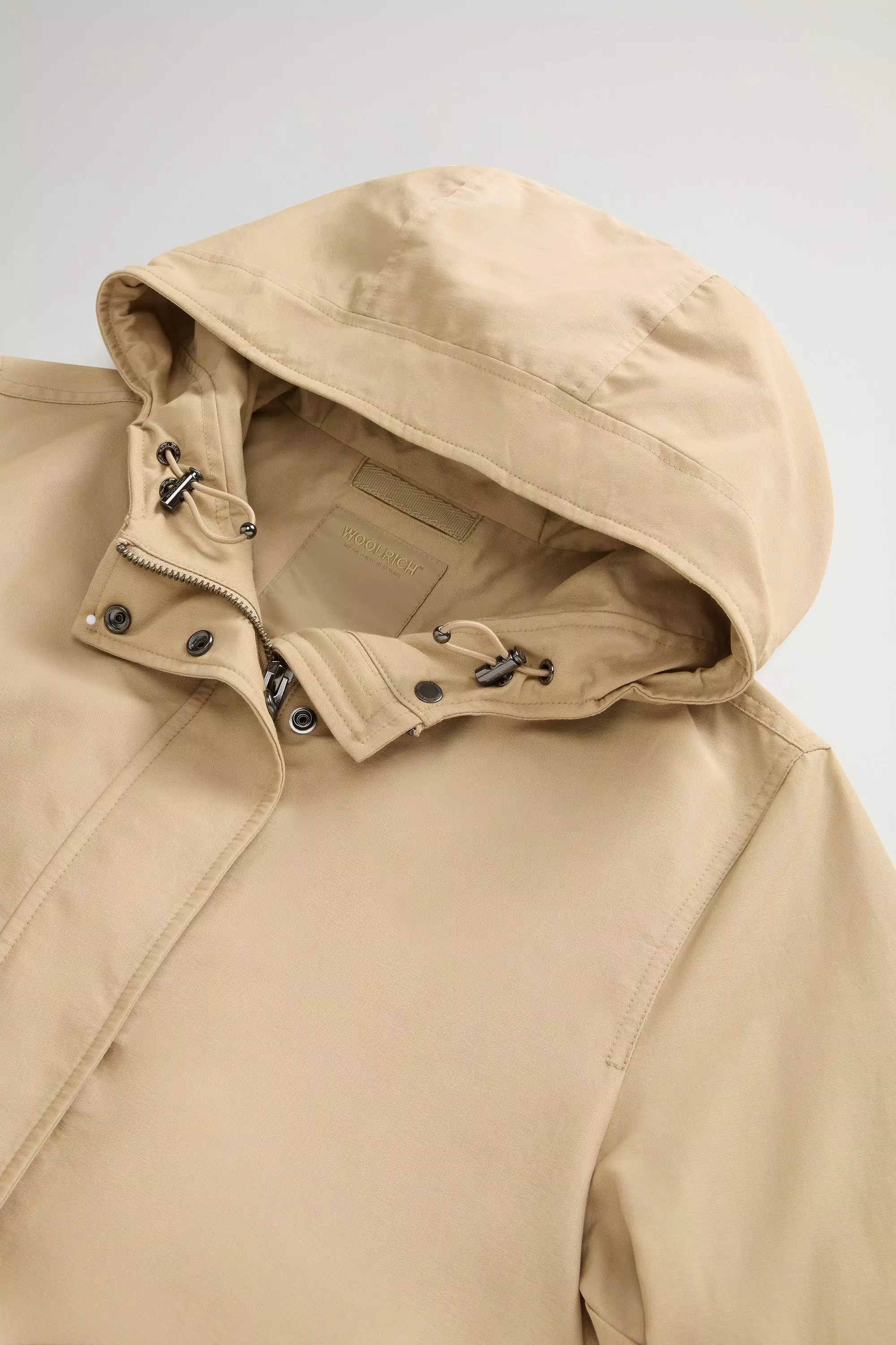 Parka in Light Ramar - Weißer Pfeffer