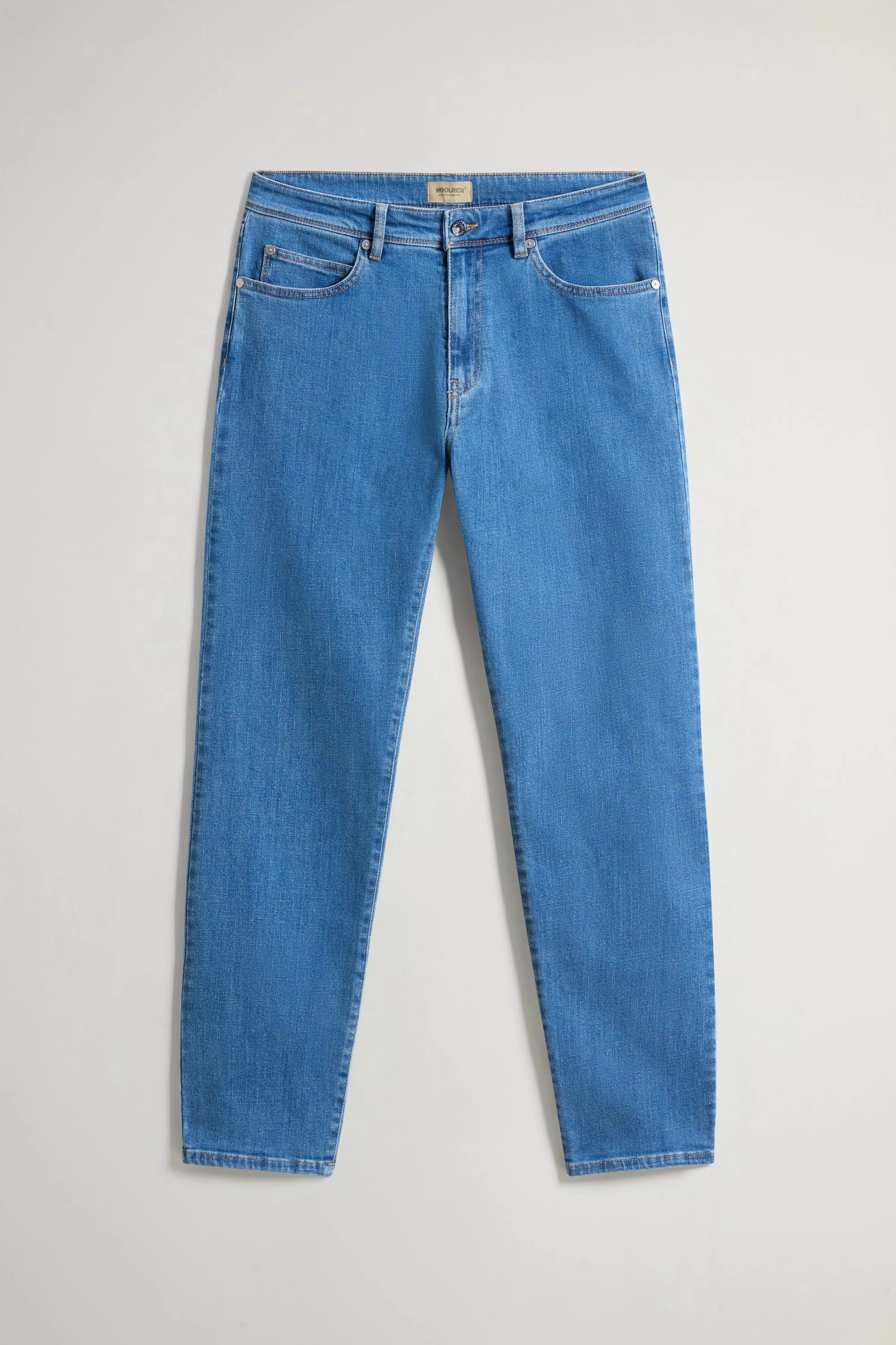 Dehnbare Denim-Jeans - Hellblau