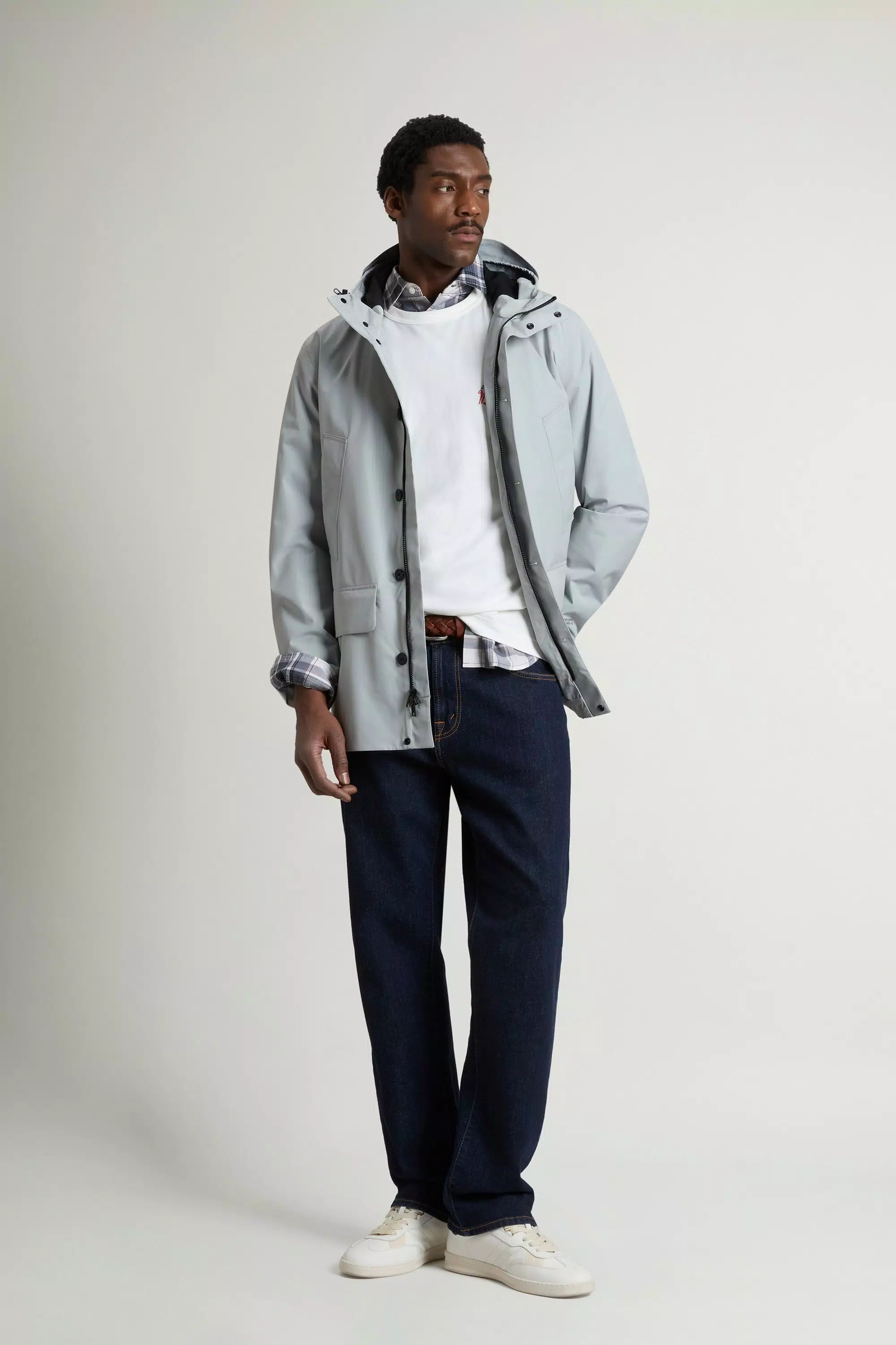 Sommerparka aus WINDSTOPPER von GORE-TEX LABS-Gewebe - Harbor Mist