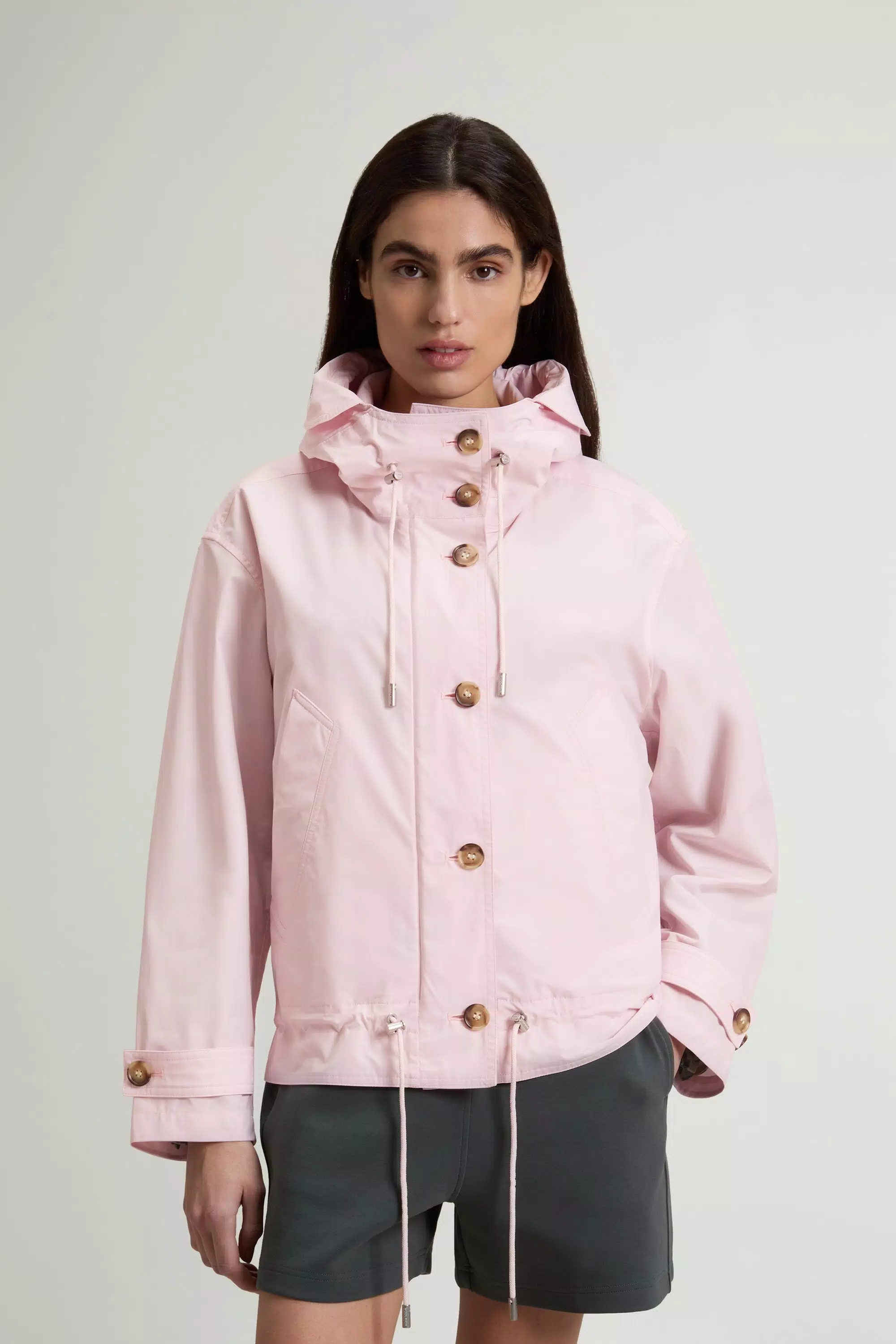 Short Urban Touch Parka - Blutrosa