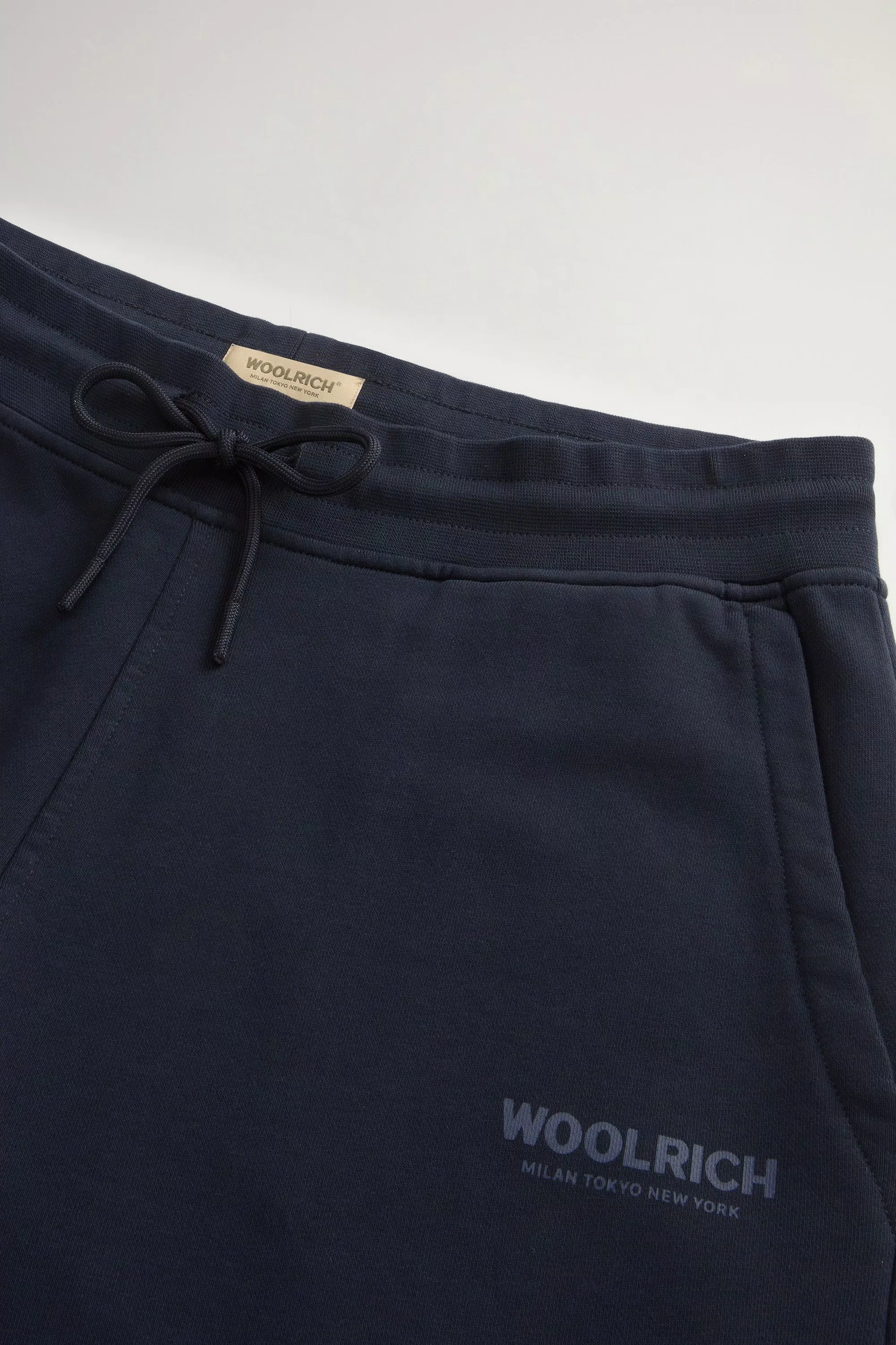 Sport-Hose aus reiner Baumwolle - Melton Blau