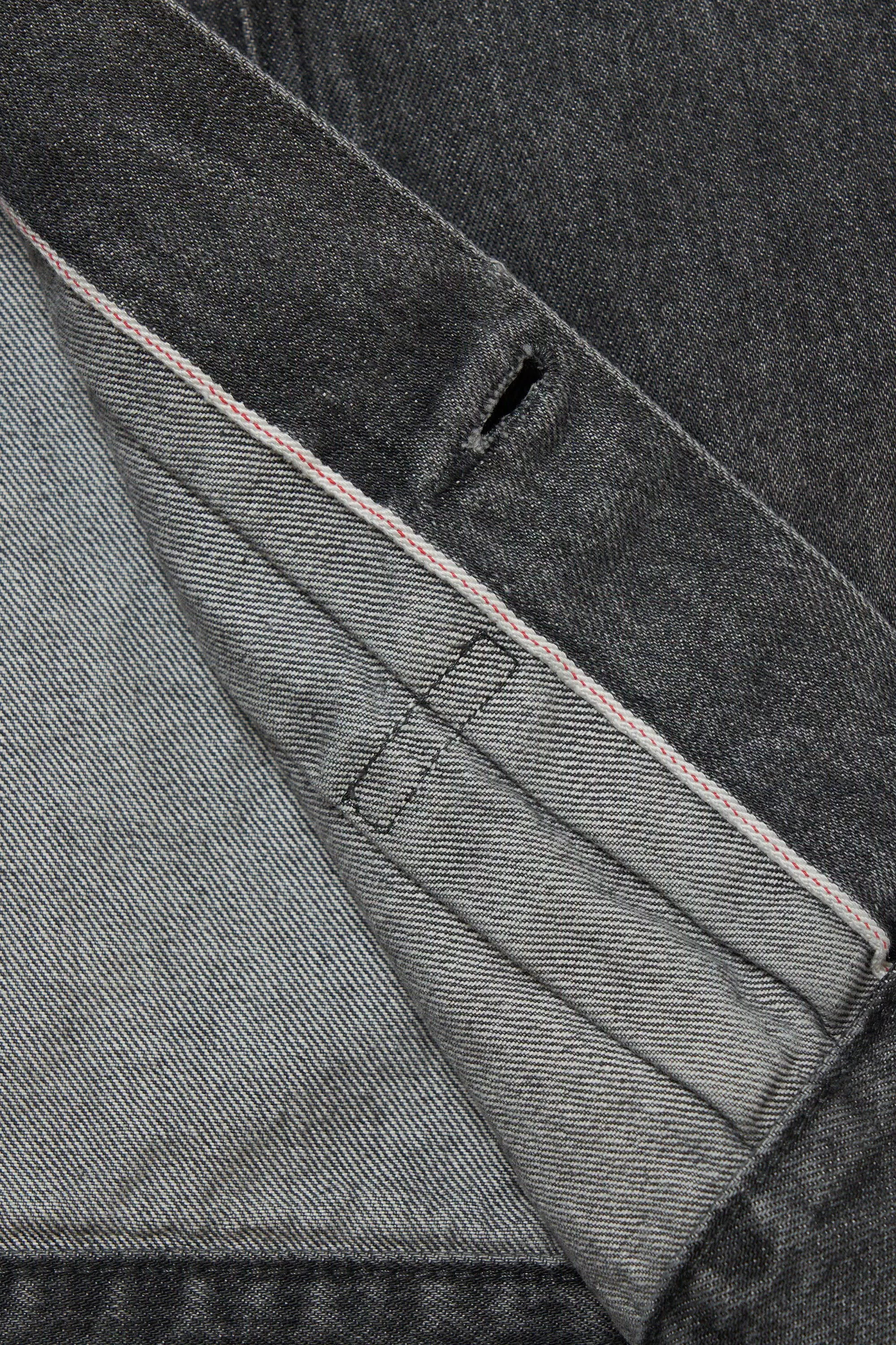 Jacke aus reiner Baumwoll-Denim - Grau