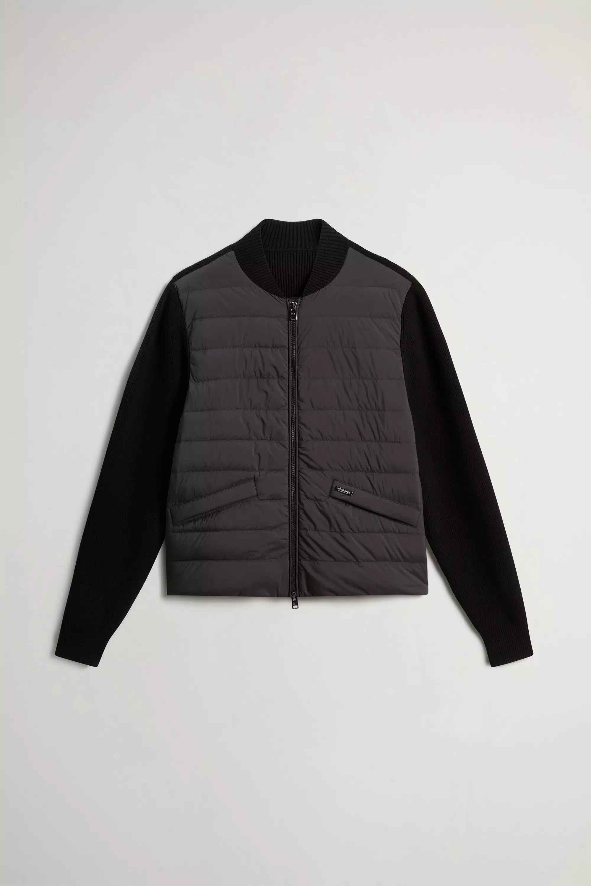 Hybrid-Bomberjacke aus Nylon - Faded Black