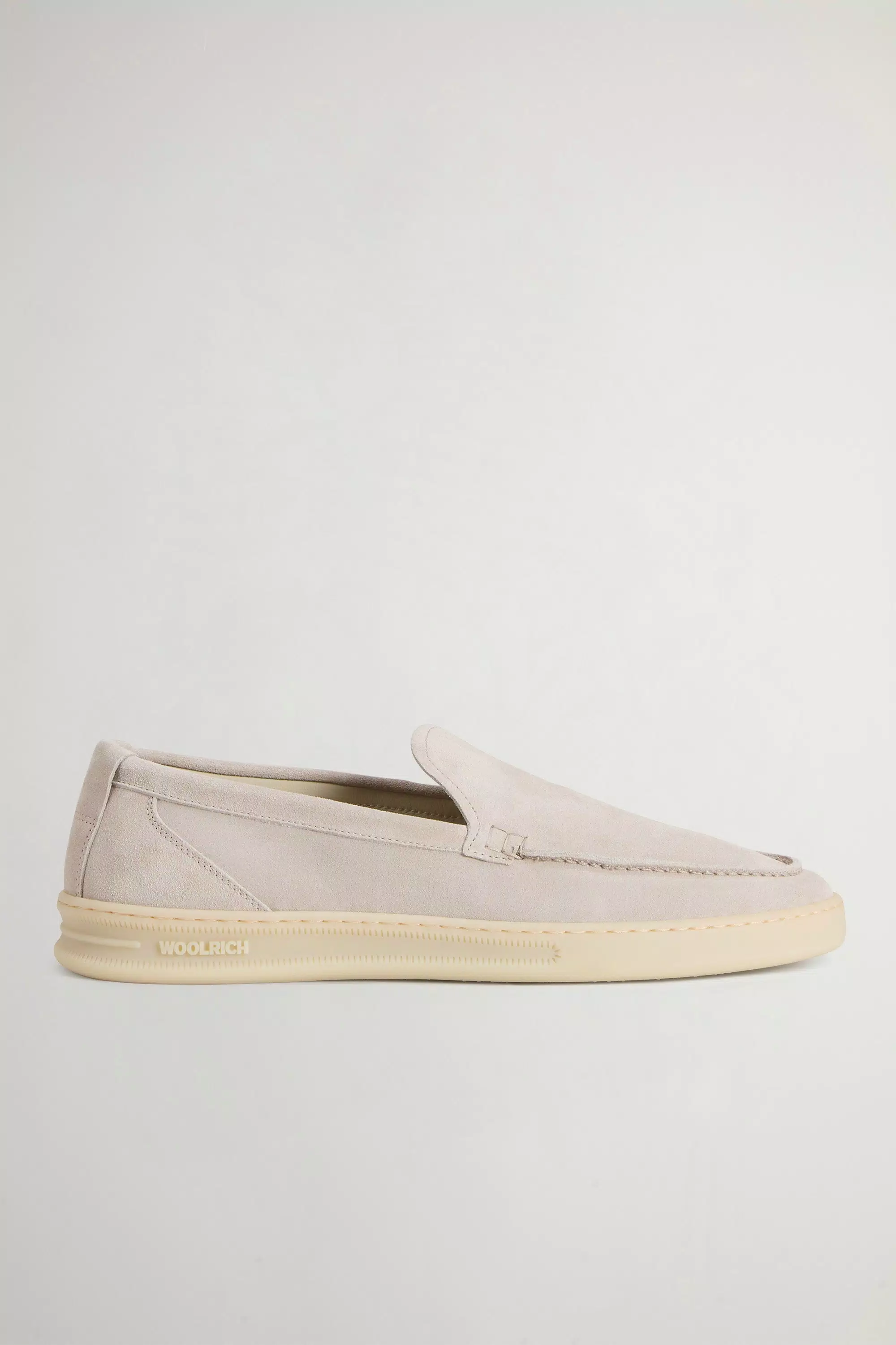 Suede Loafers - Taupe