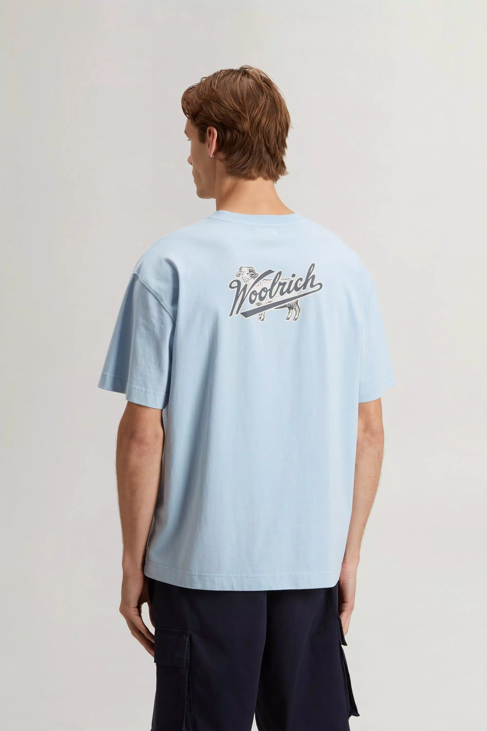 T-Shirt aus reiner Baumwolle mit Logo - Flask