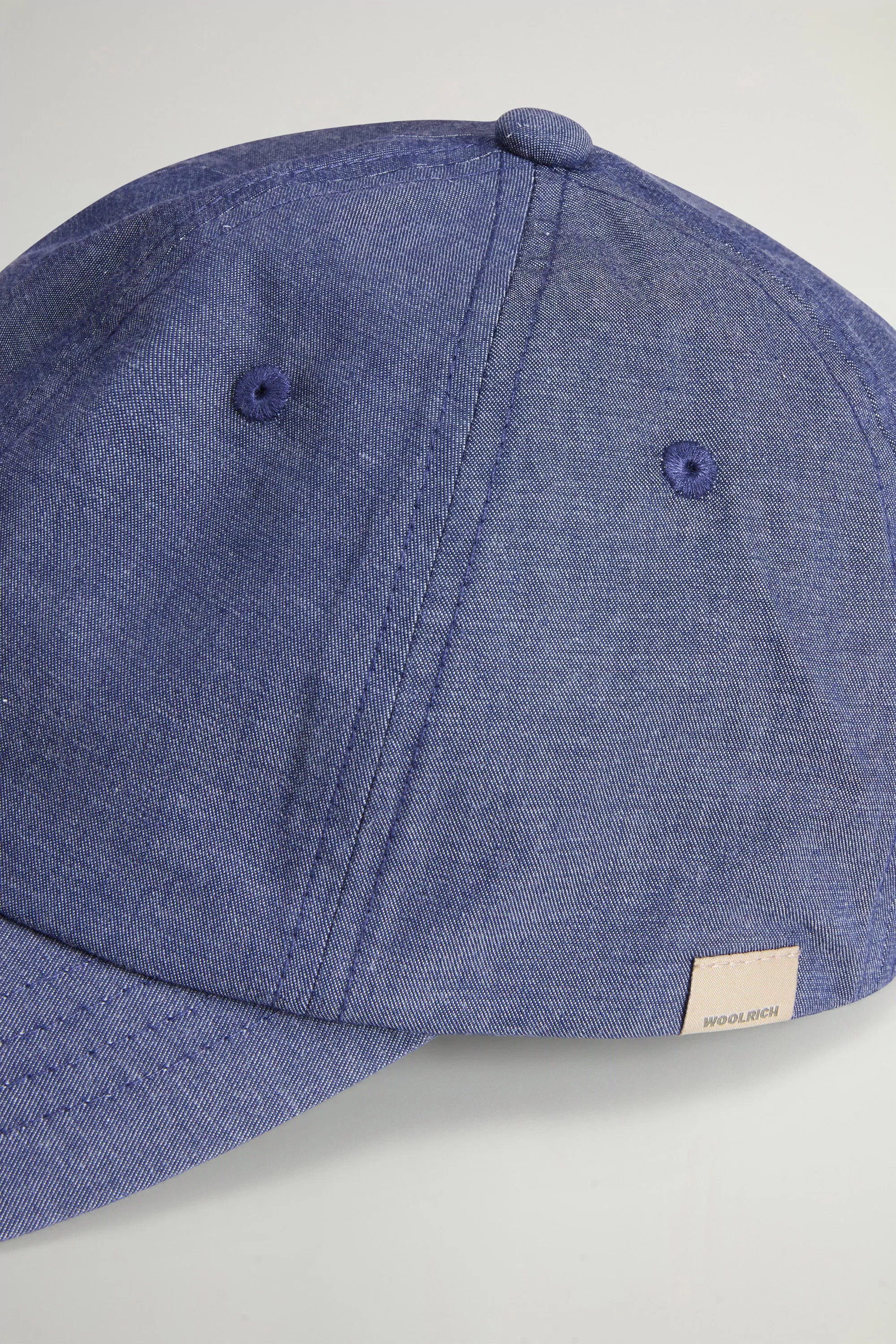 Baseball Cap aus Baumwoll-Denim - Medium Indigo