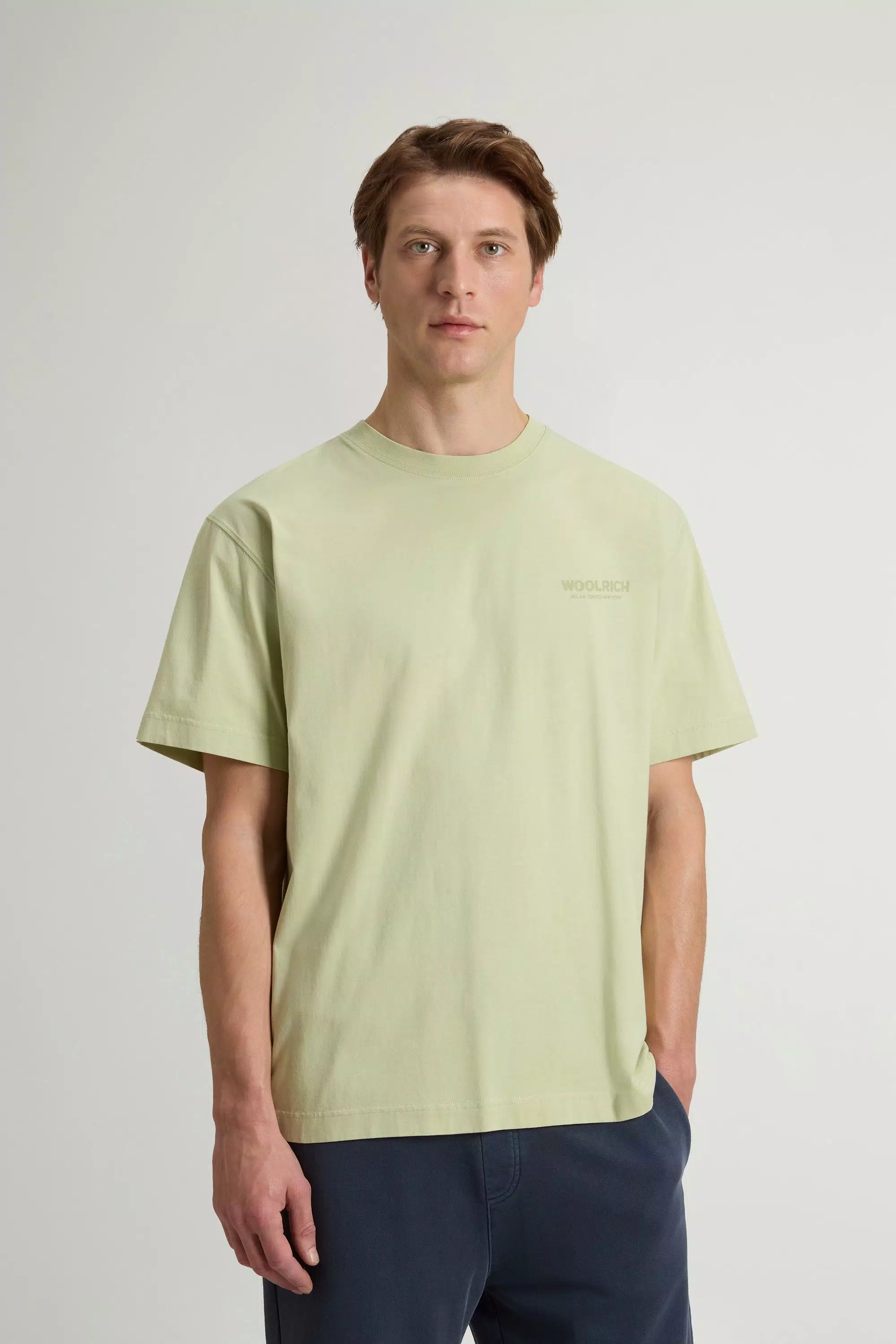 T-Shirt aus reiner Baumwolle mit Logo - Lint