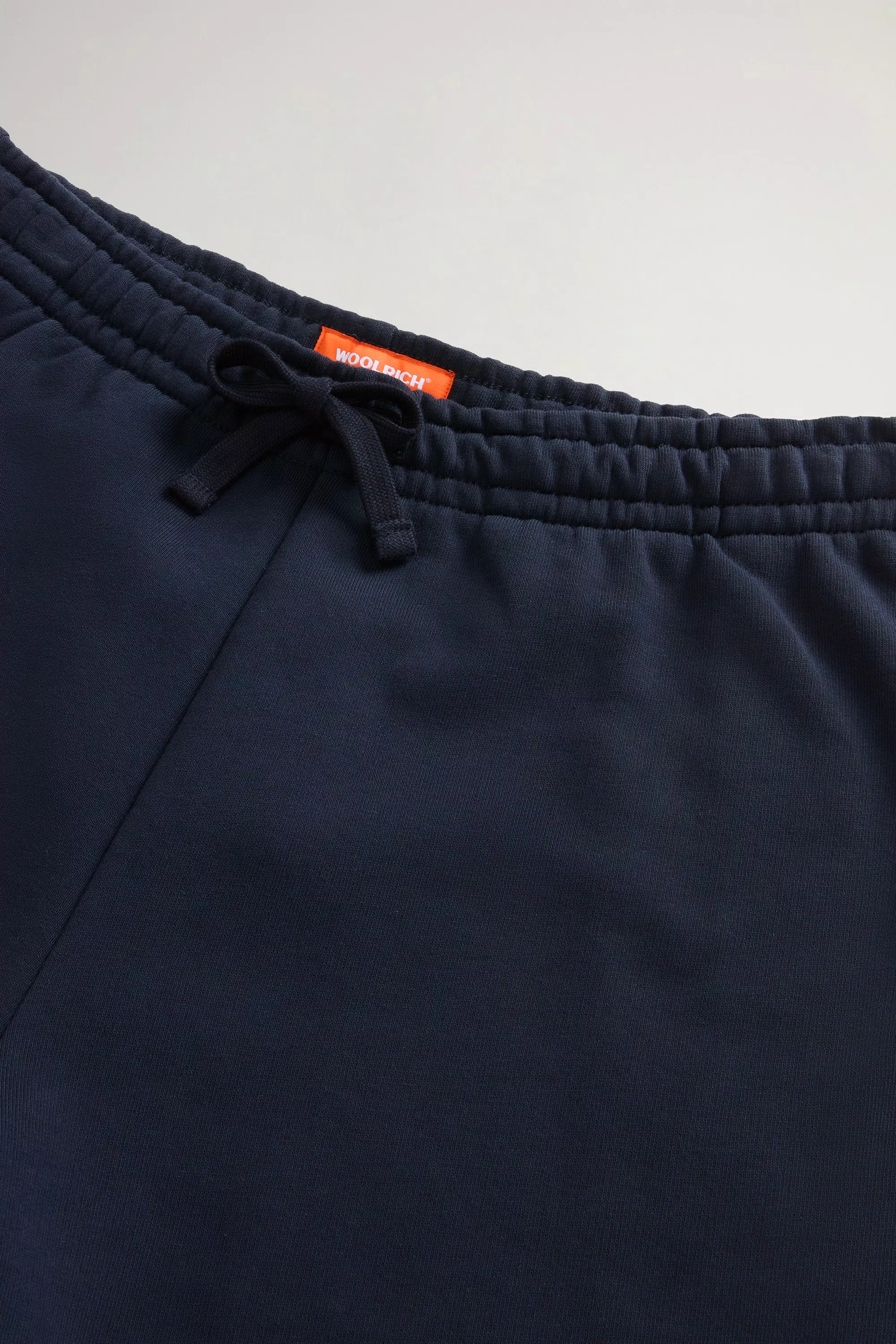 Jungen Basketballshorts aus reiner Baumwollfleece - Melton Blau