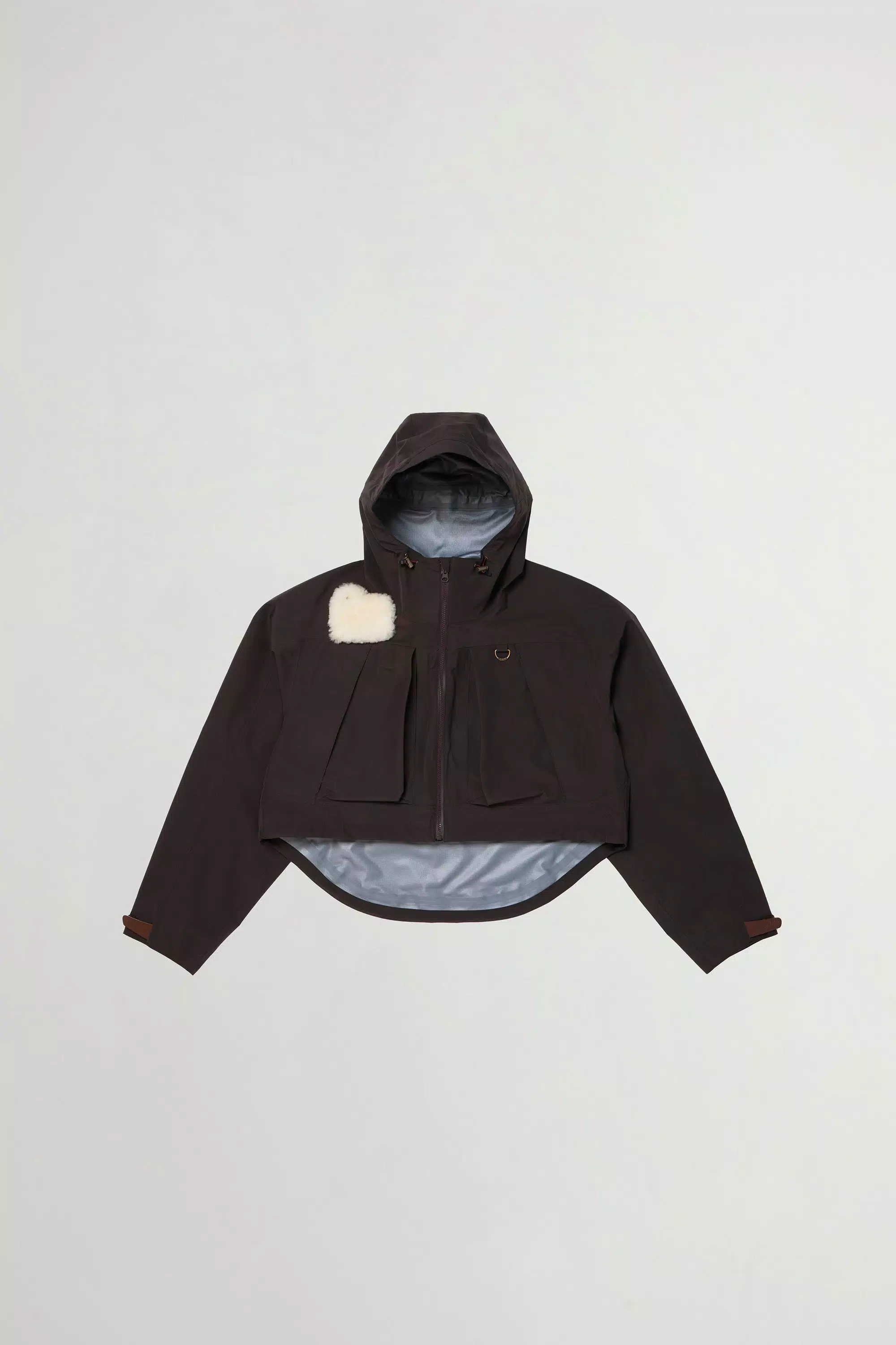 Wasserdichte Jacke aus recyceltem dreilagigen GORE-TEX-Gewebe - Grau