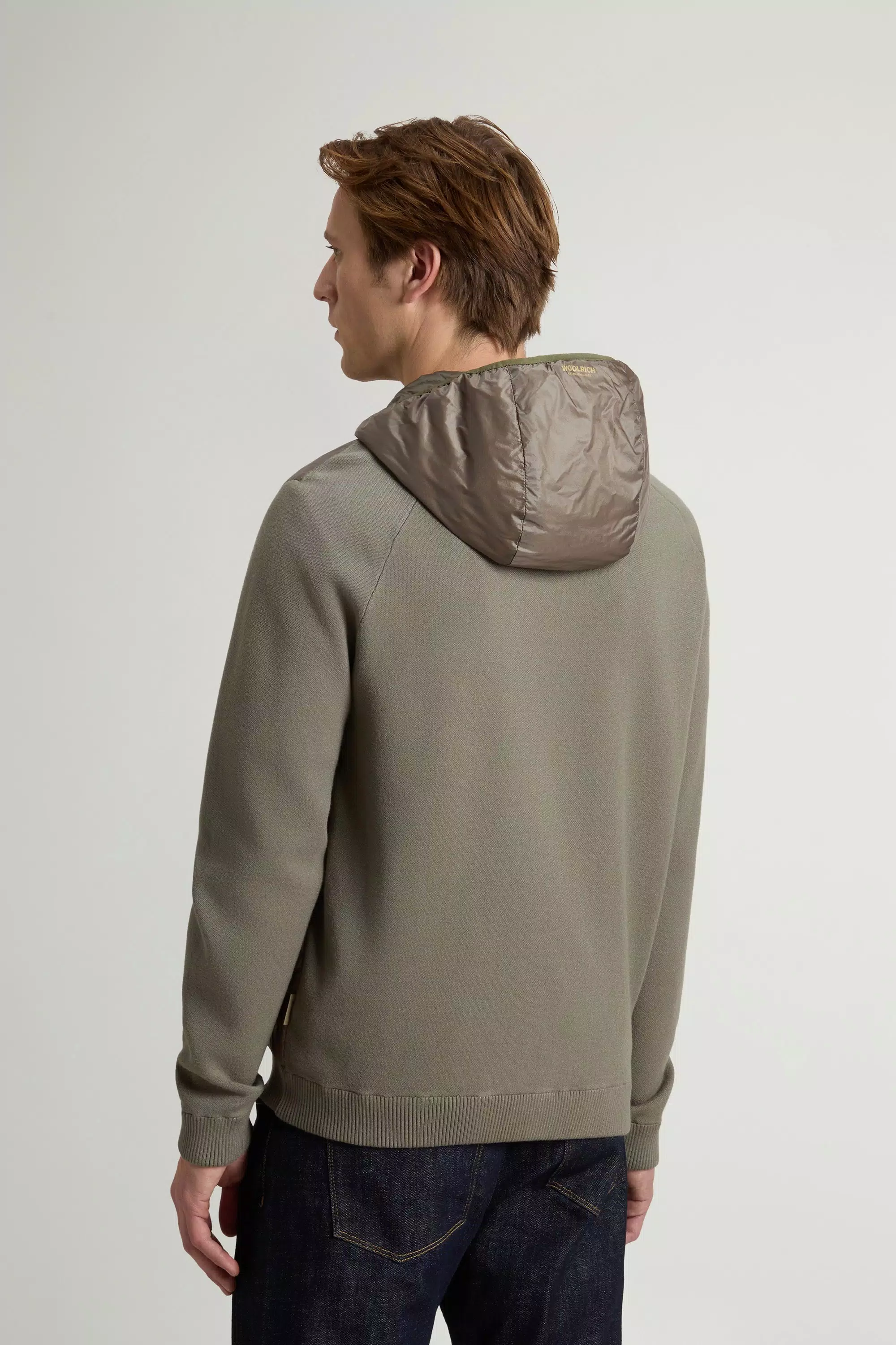Allen Hybrid Jacke aus Ripstop-Nylon - Rauchgrüner Oliv