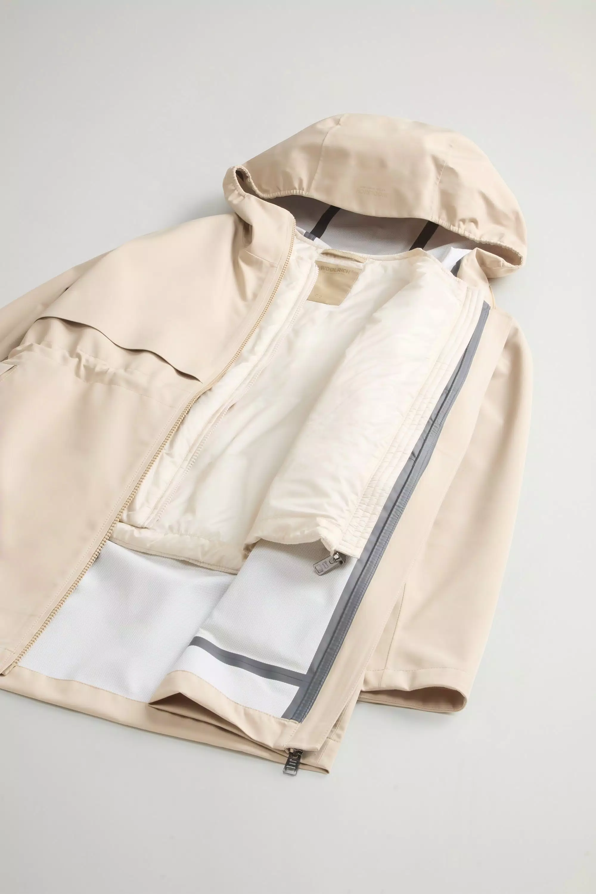 3-in-1 Parka aus leicht dehnbarem Material - Weiß Pfeffer