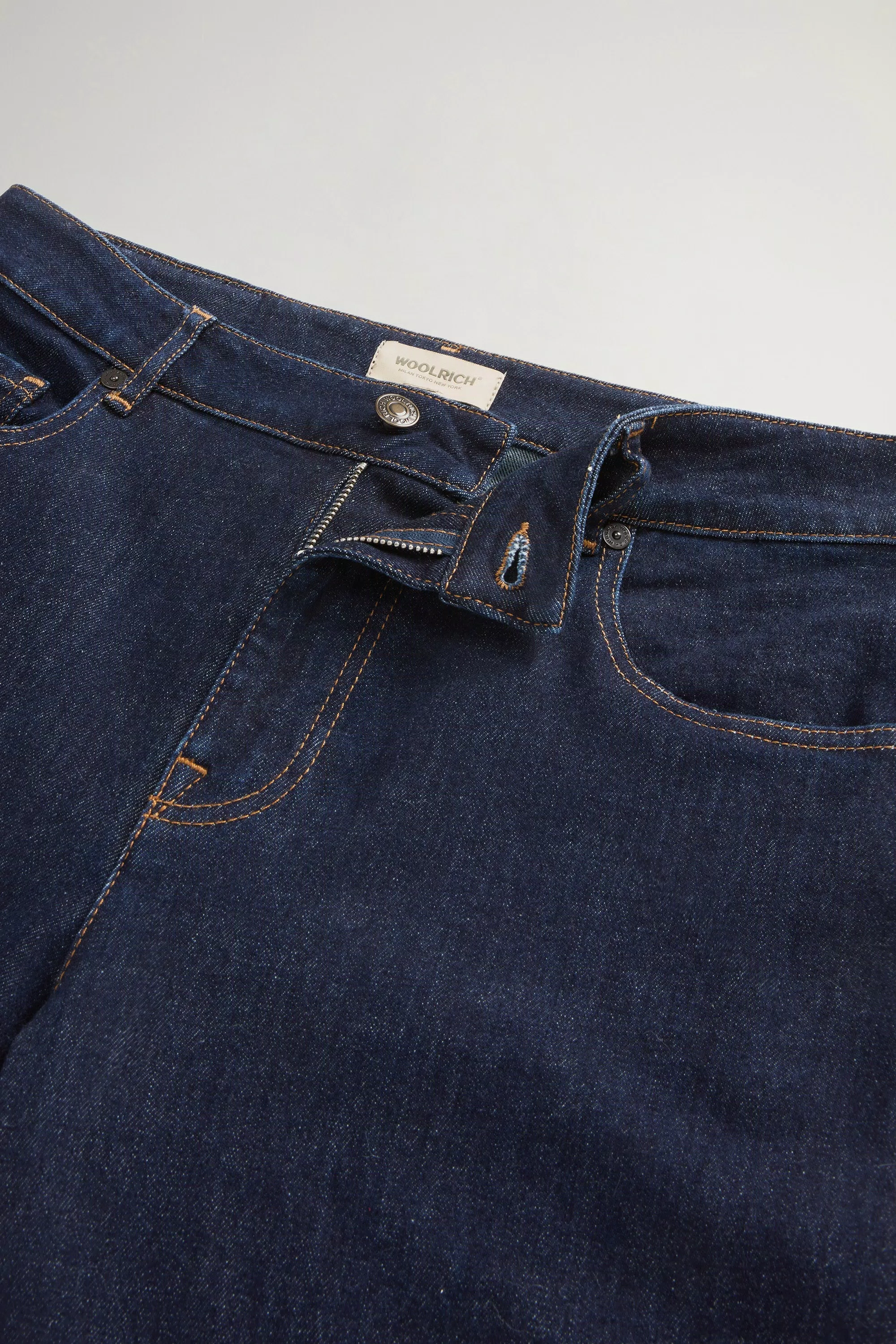 Five-Pocket-Jeans aus Stretch-Cotton-Denim - Rinse-Waschung