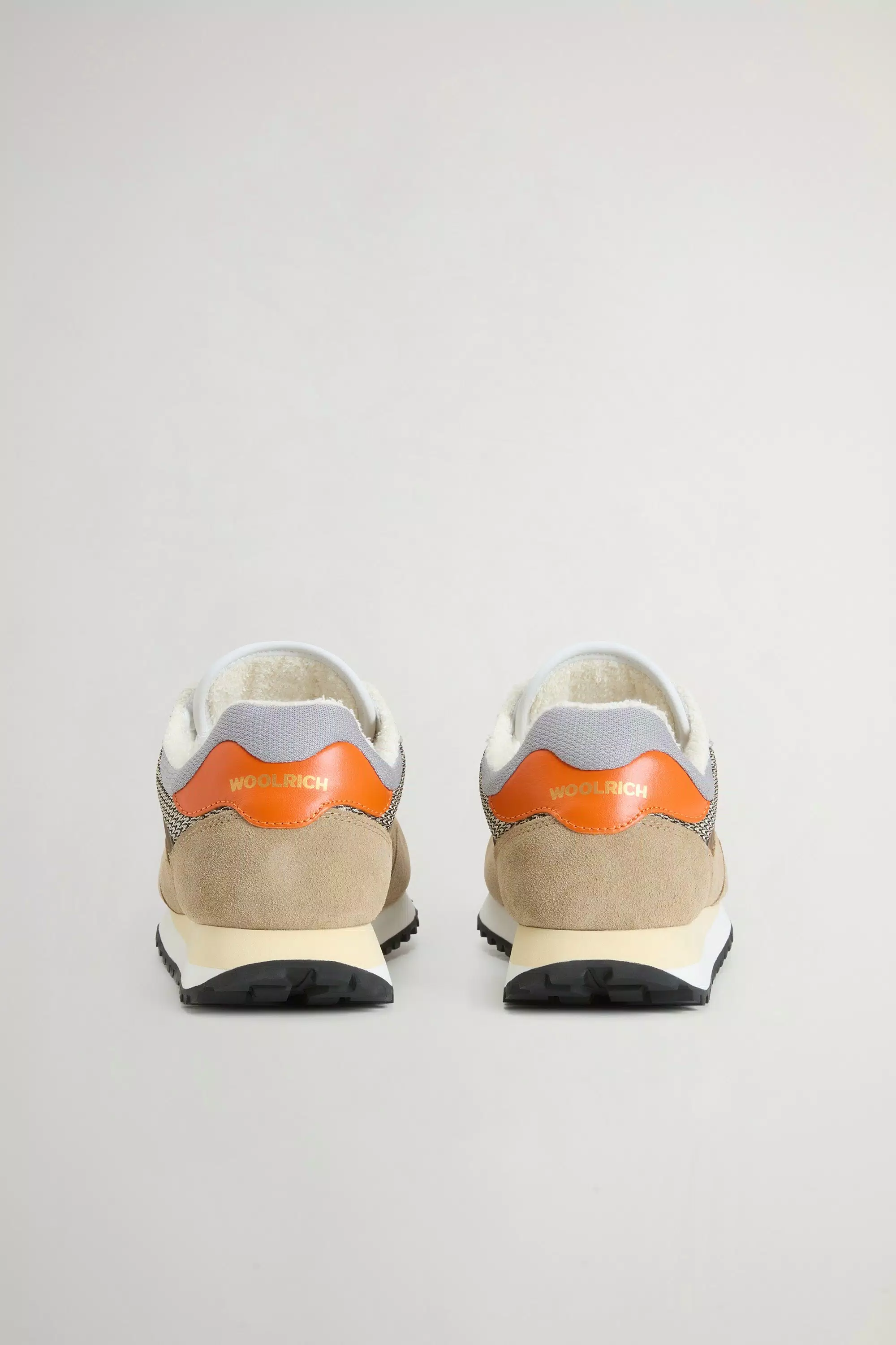 Gravel-Sneaker aus Nylon mit Wildleder-Einsätzen - Beige Beige