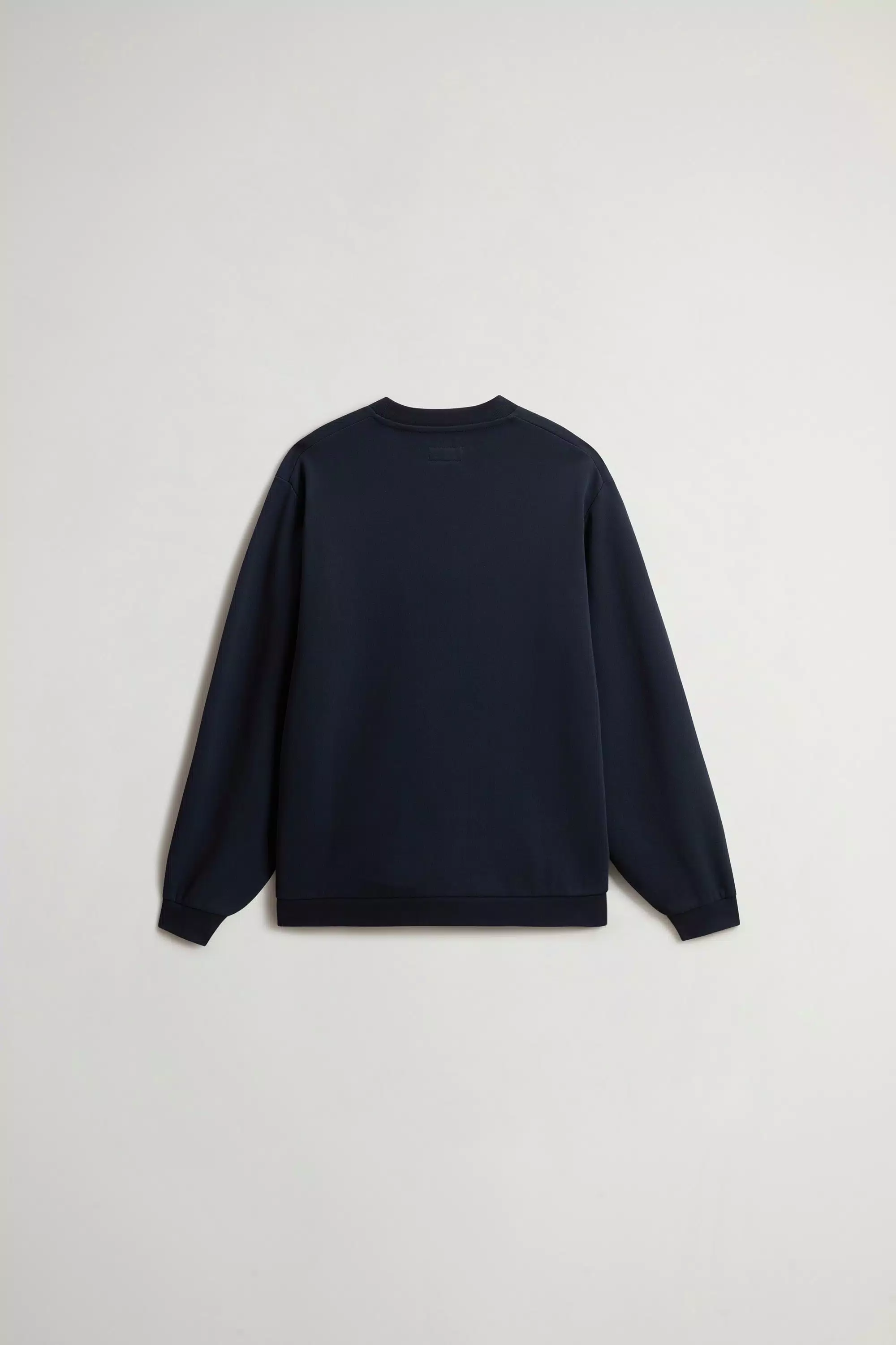 Jungen Crewneck-Pullover aus reiner Baumwolle - Melton Blau