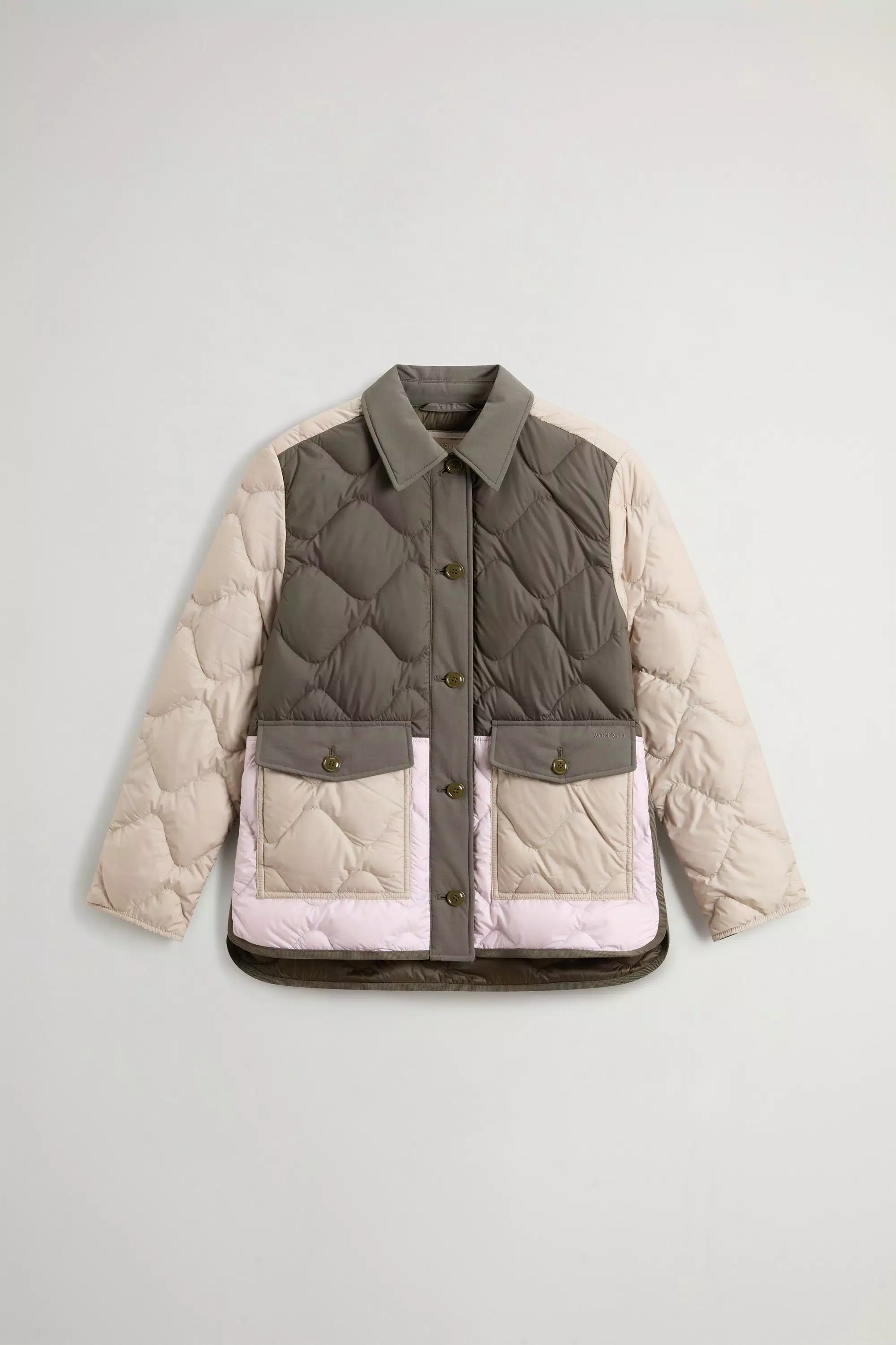 Quilted-Microfaser-Heritage-Jacke - Oxford-Tan-Block