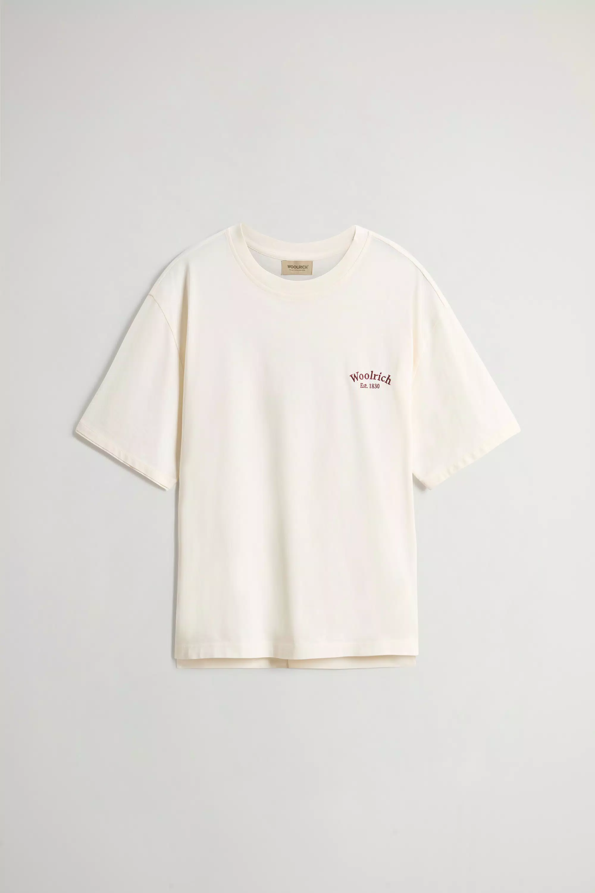 Reiner Pima-Baumwoll-T-Shirt mit Logo - Jet Stream