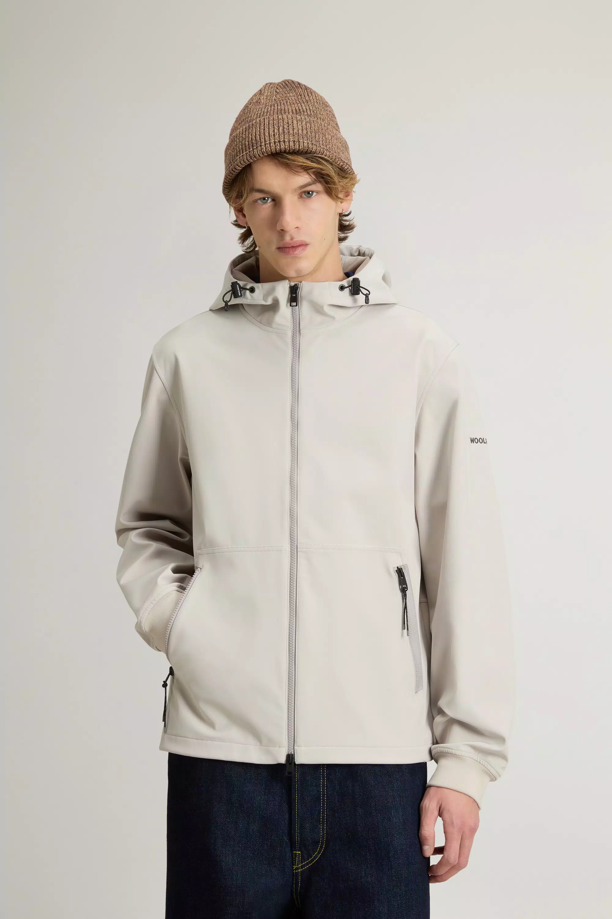 Tech Softshell-Jacke - Taube