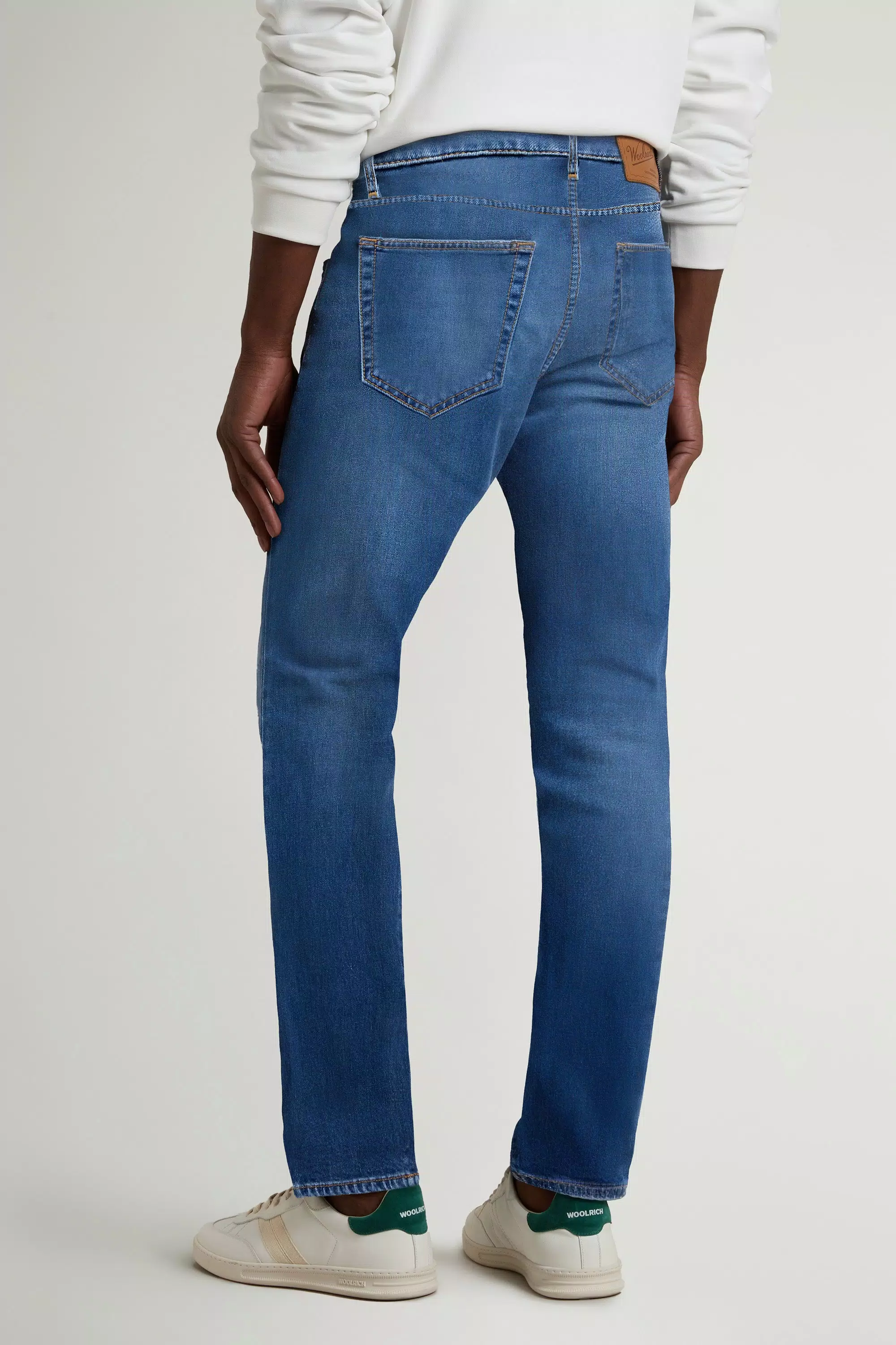 Five-Pocket-Jeans aus Stretch-Cotton-Denim - Steingewaschen