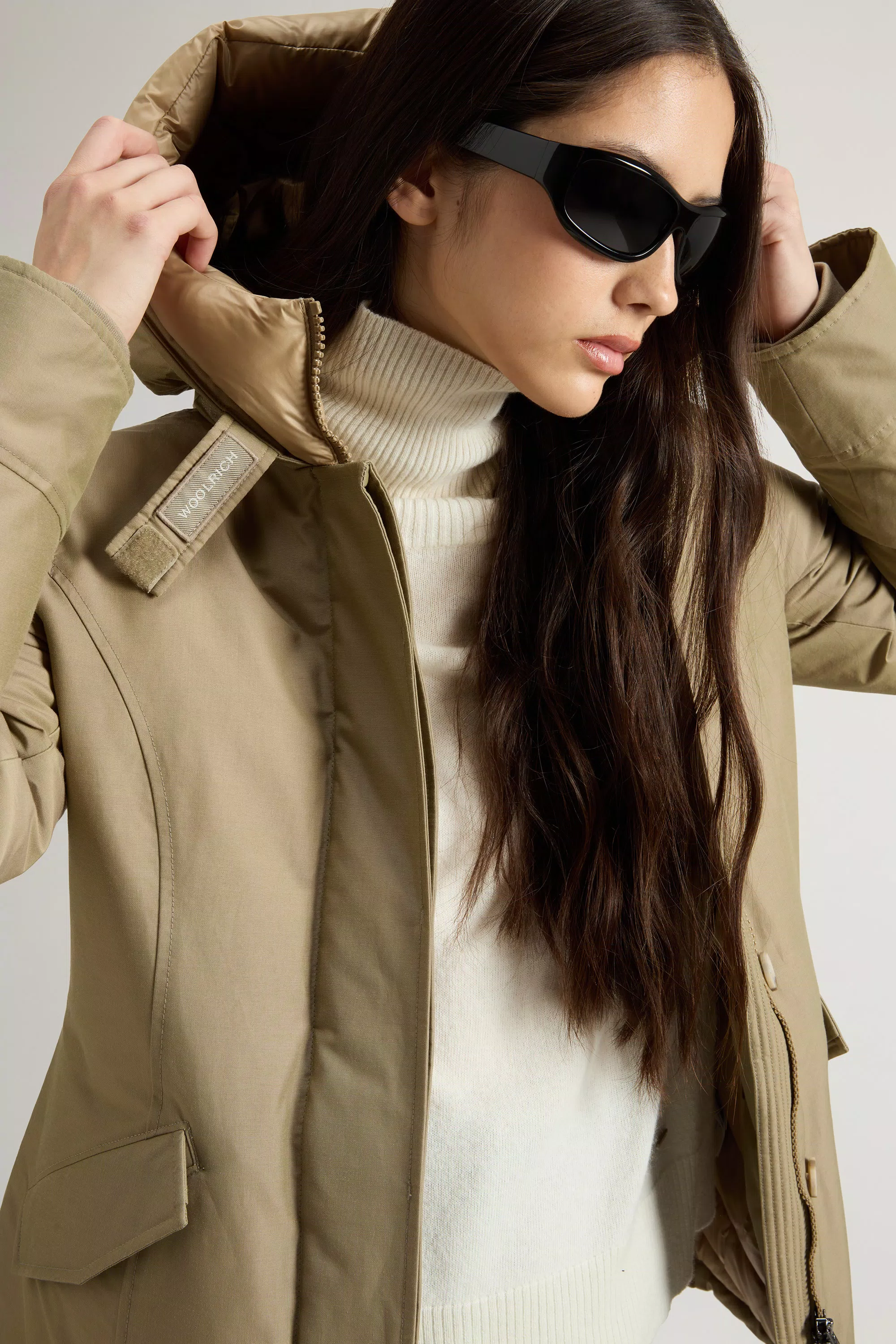 Arktische Parka aus Ramar-Stoff - Cornstalk Zwei-Ton