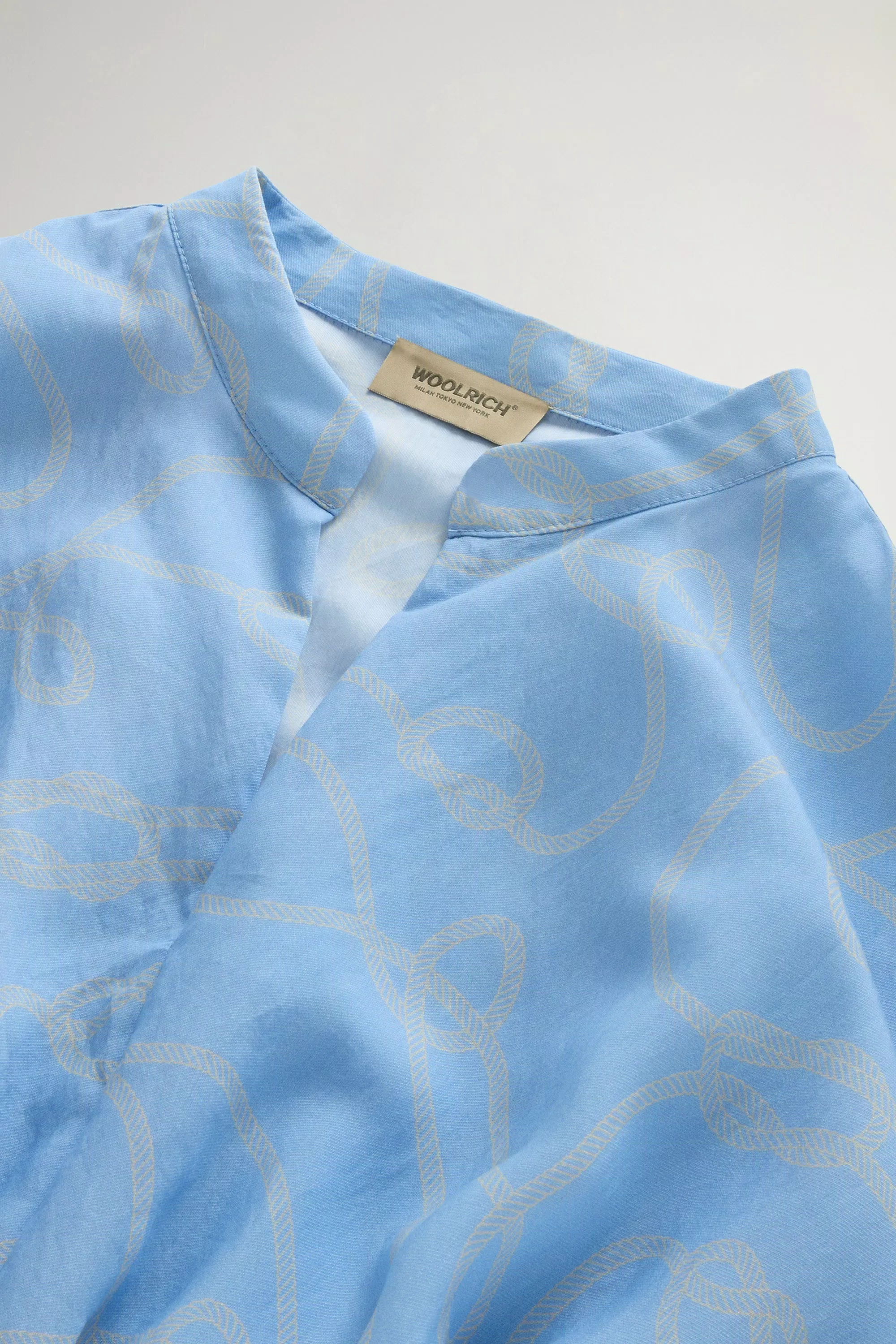 Kleid aus Lyocell-Mischgewebe - Seilblau