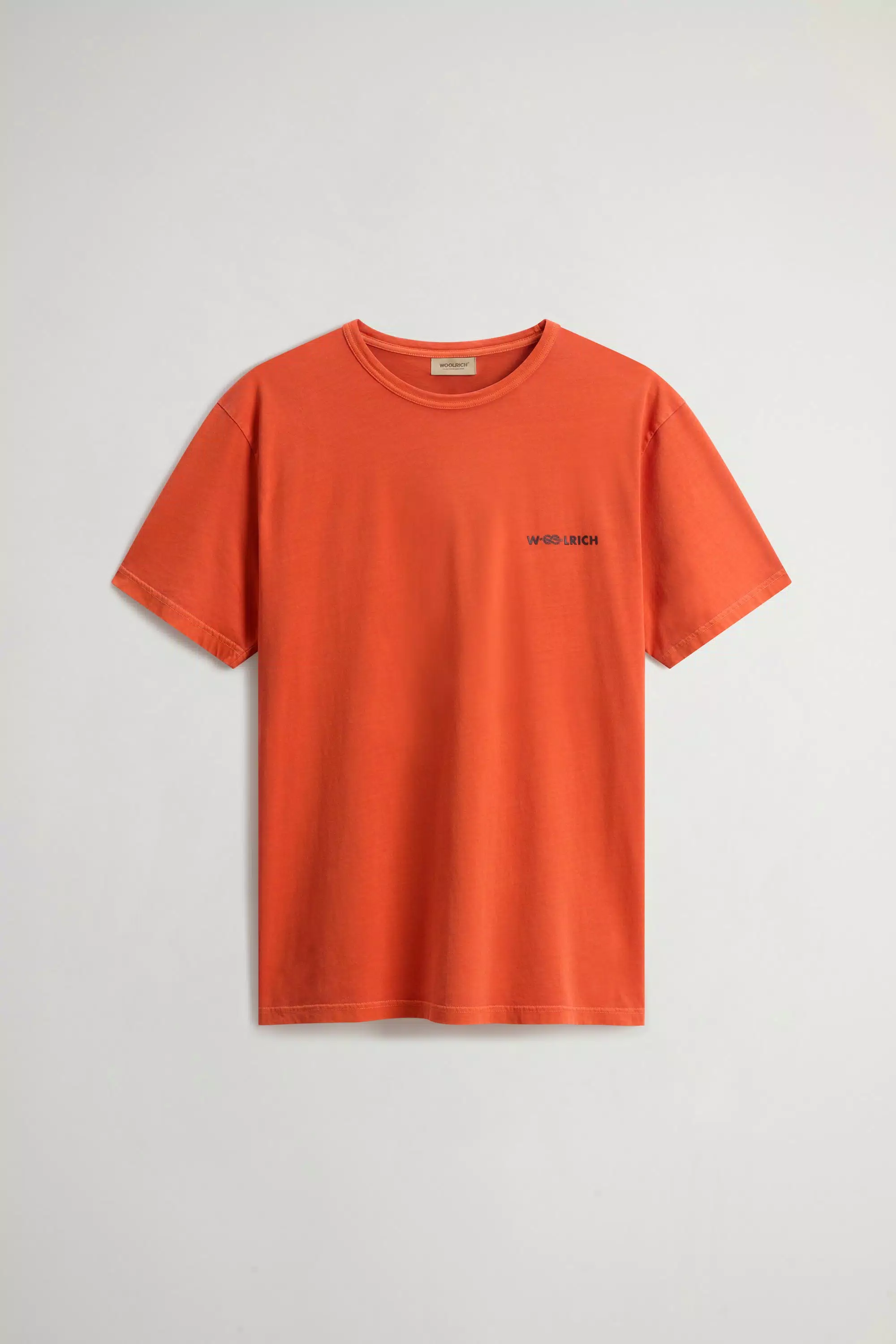 Gedüngtes T-Shirt aus reiner Baumwolle - Verblasstes püriertes Kürbis