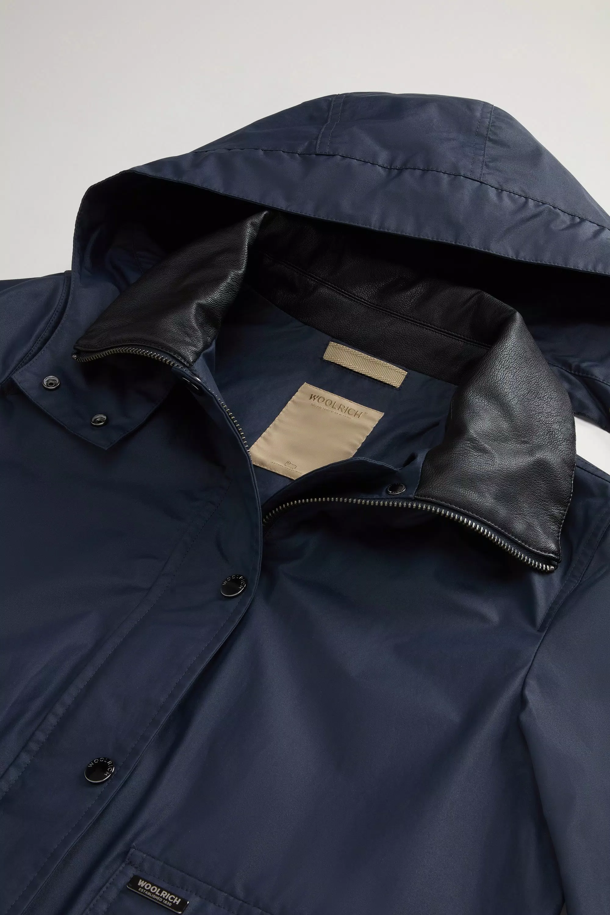 Dundee Jacke aus Superwax Baumwolle - Wachswollblau
