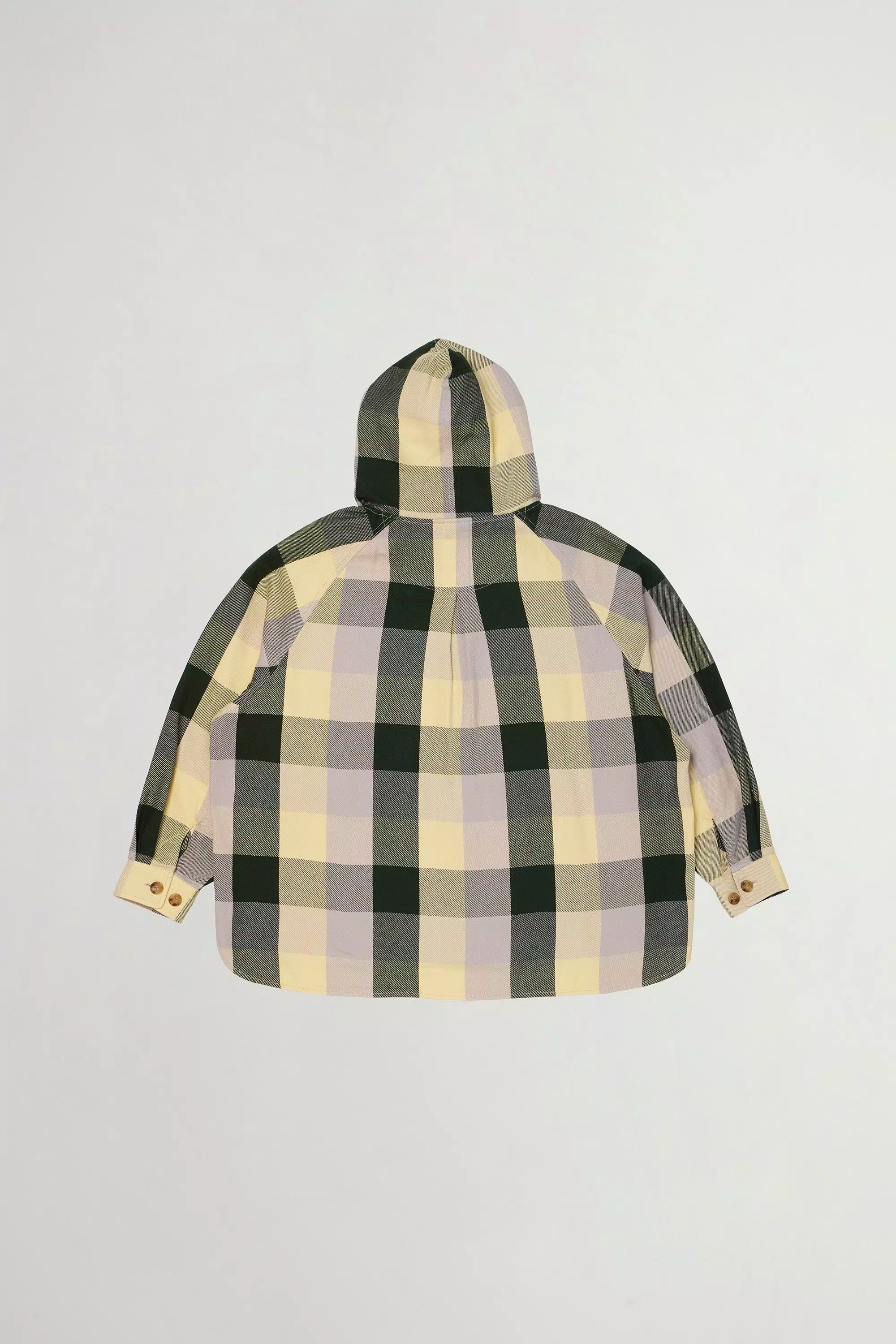 Buffalo-Jacke aus gestreiftem reiner Baumwolle - Gelb