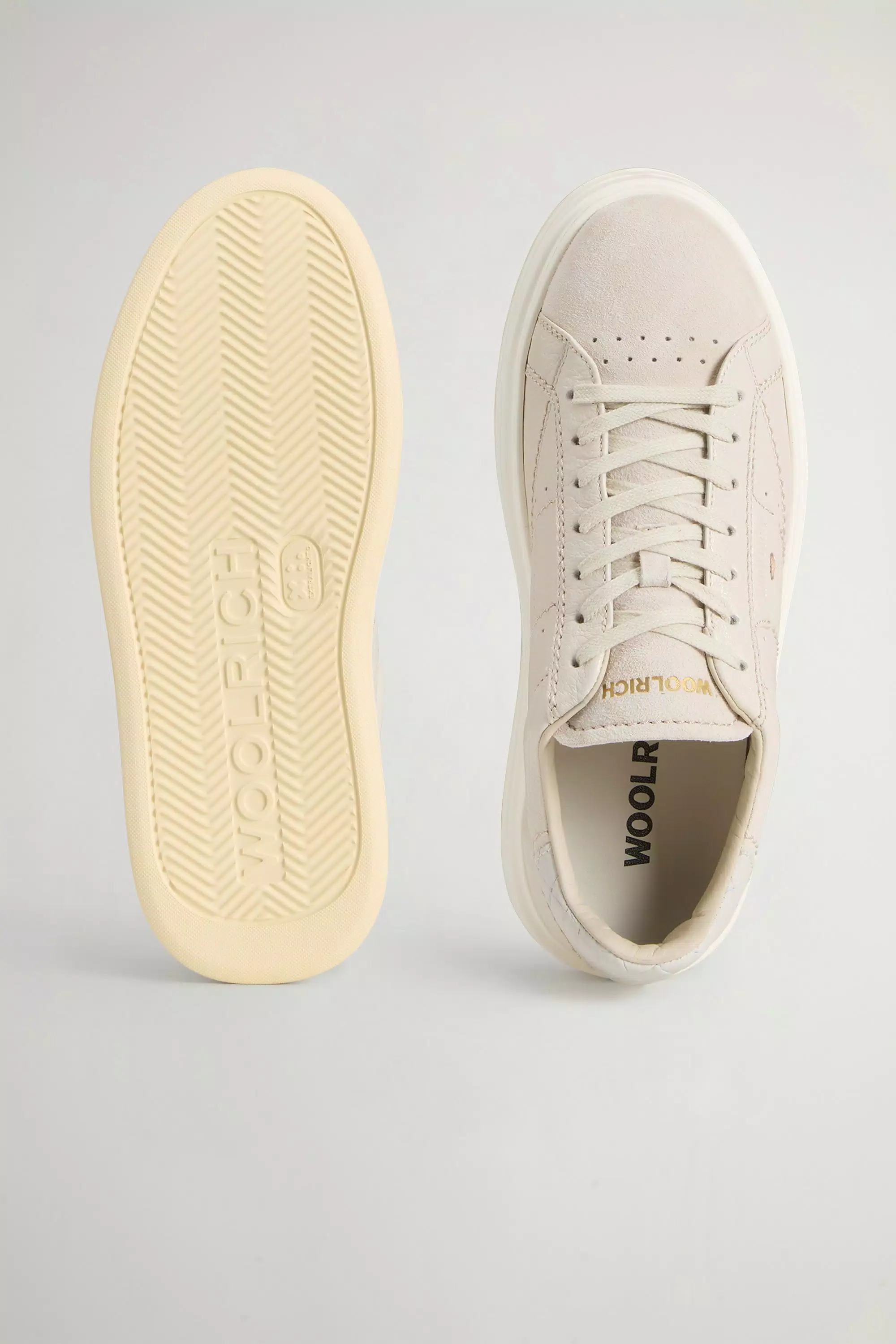 Pfeil-Sneaker aus Kalbsleder - Whipped Cream Whipped Cream