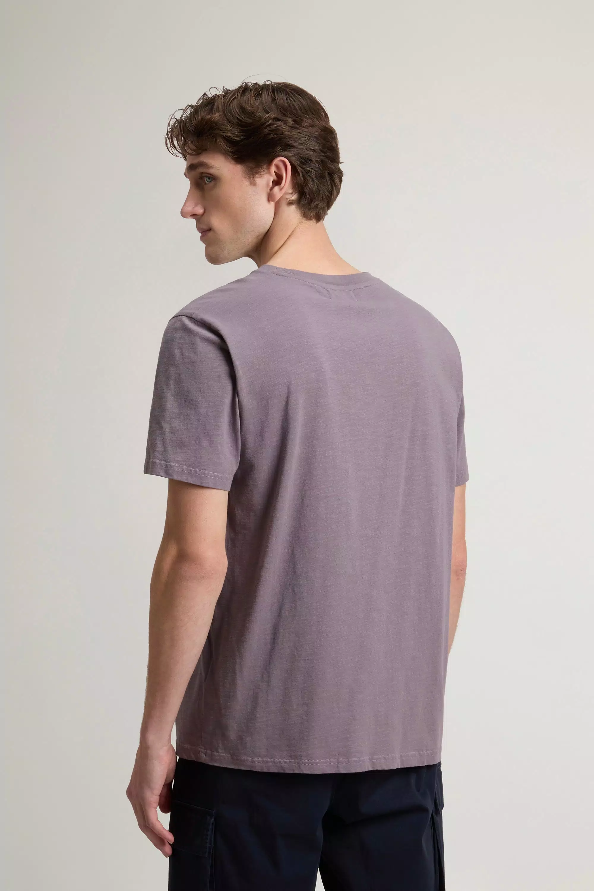 Slub-T-Shirt aus reiner Baumwolle - Shark