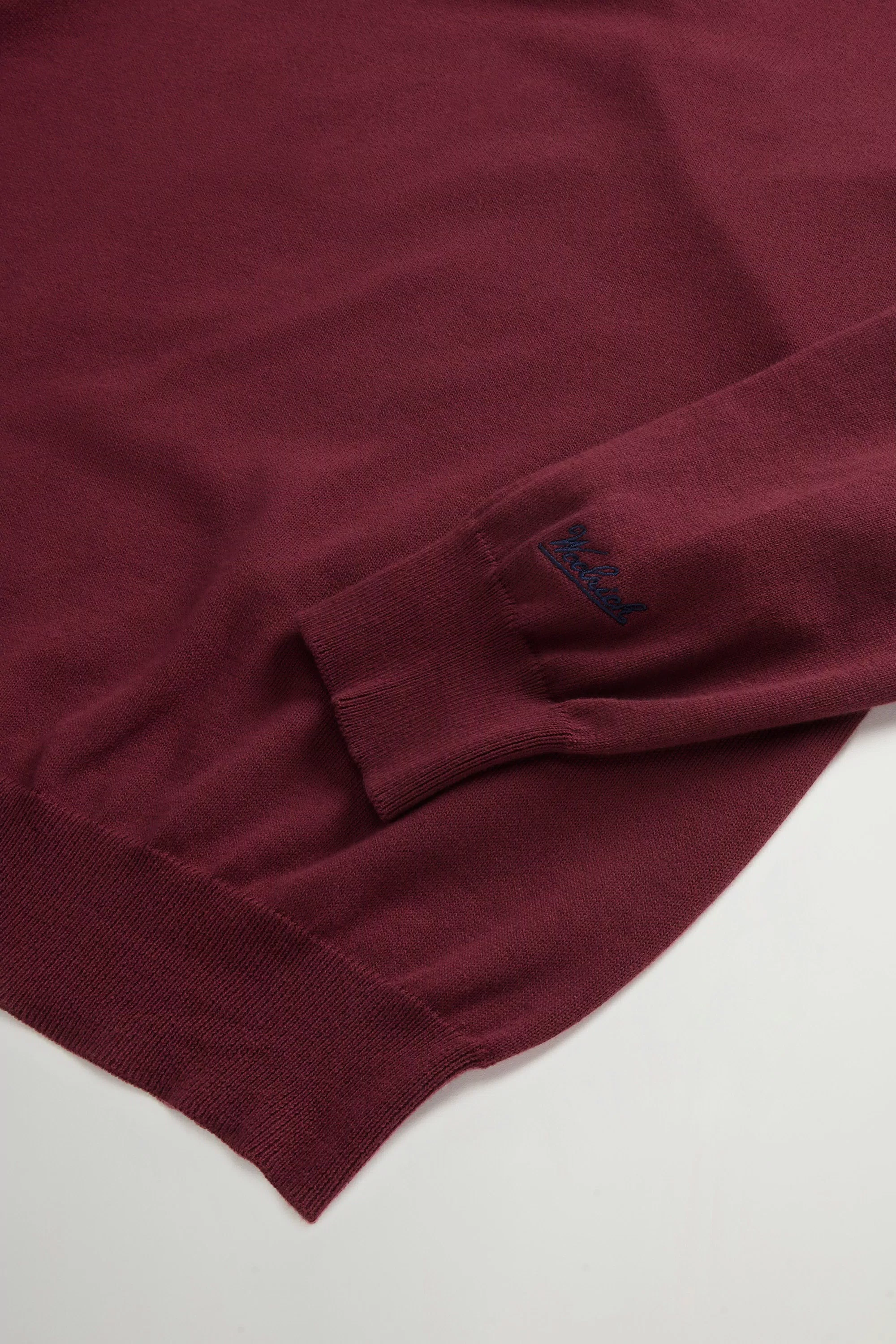 Crewneck-Pullover aus reiner Baumwolle - Rhododendron