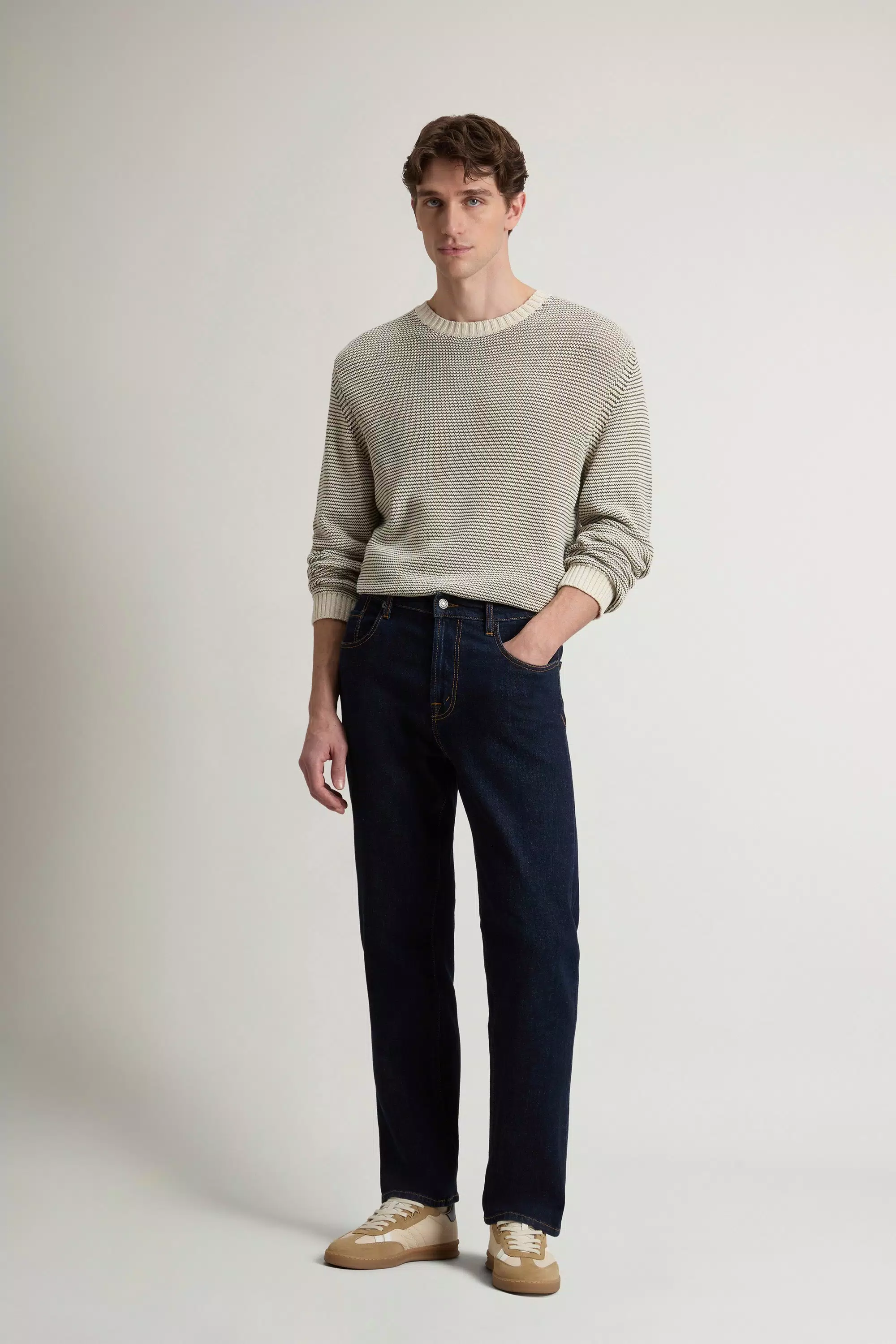 Moderne 5-Pocket-Jeans aus Stretch-Cordura-Denim - Rinse-Waschung