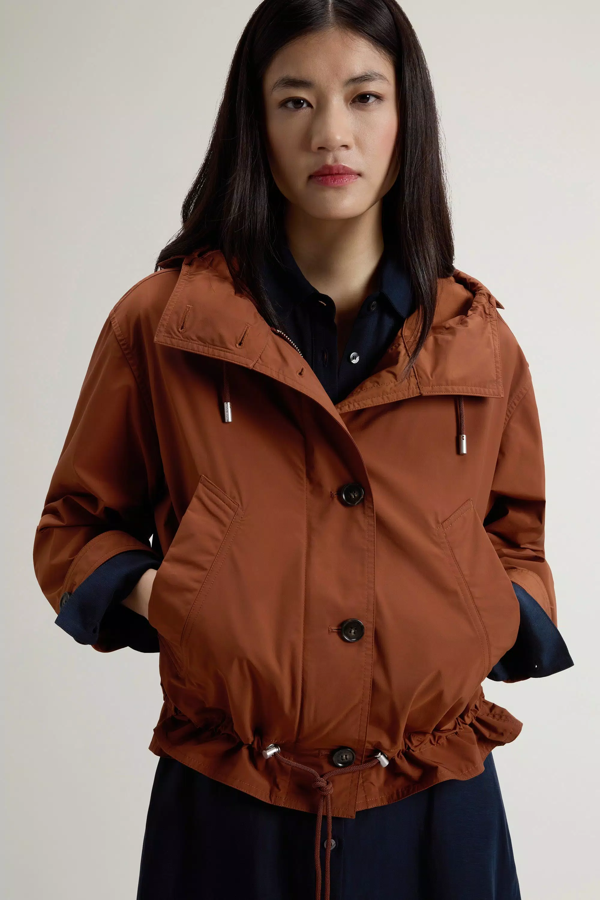 Kurze Urban-Touch-Parka - Acorn