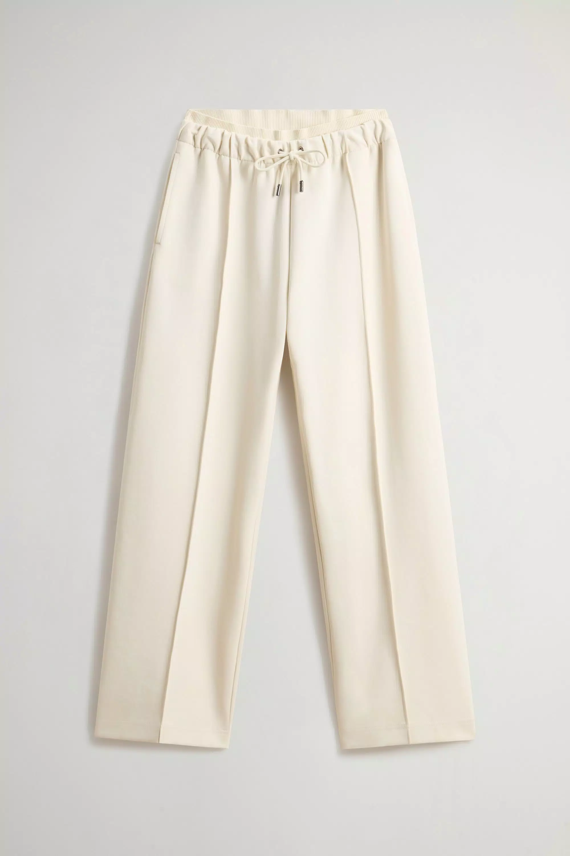 Hose aus Baumwollmischgewebe - Milchcreme