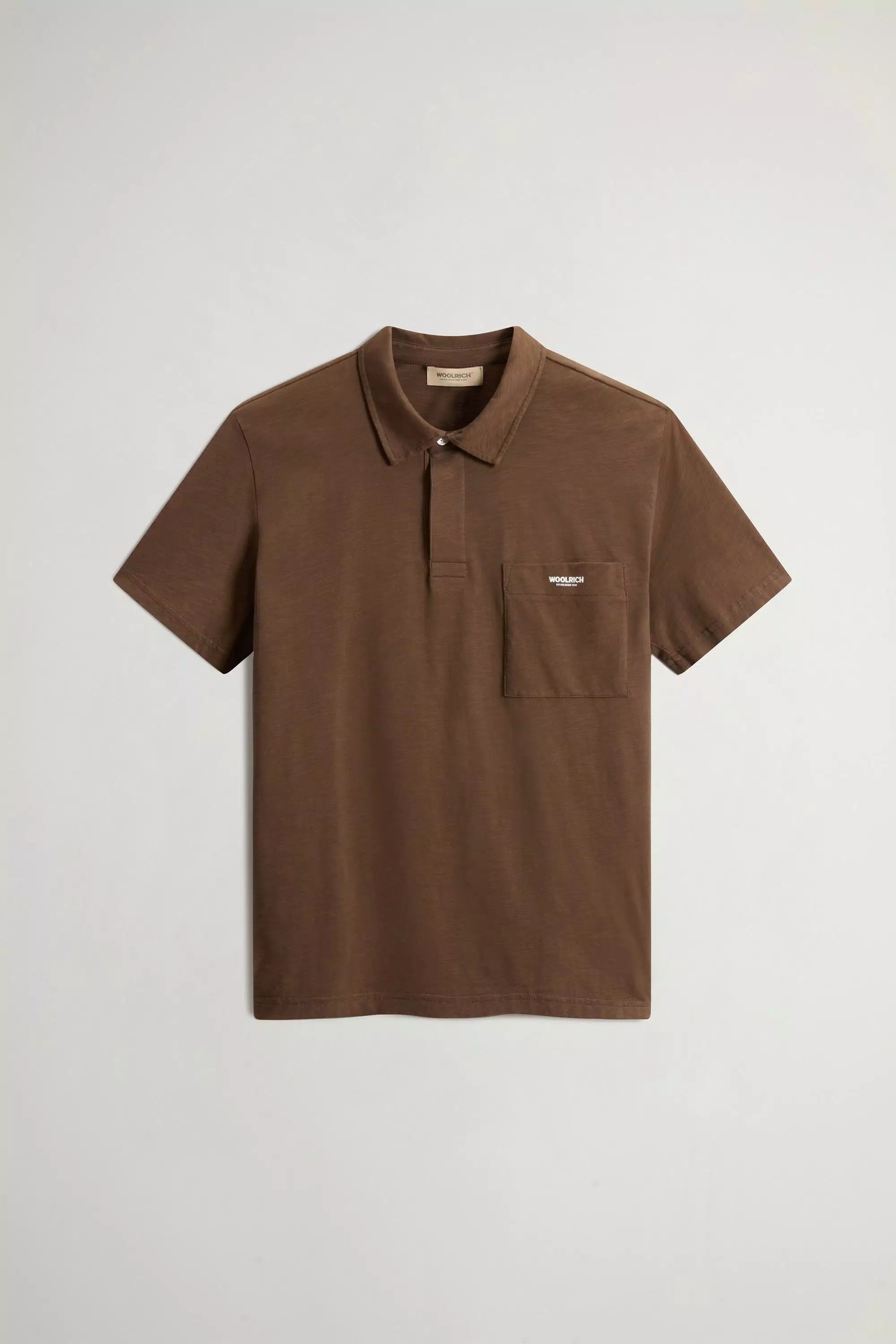 Slub-Polo-Shirt aus reiner Baumwolle - Schiefer Schwarz