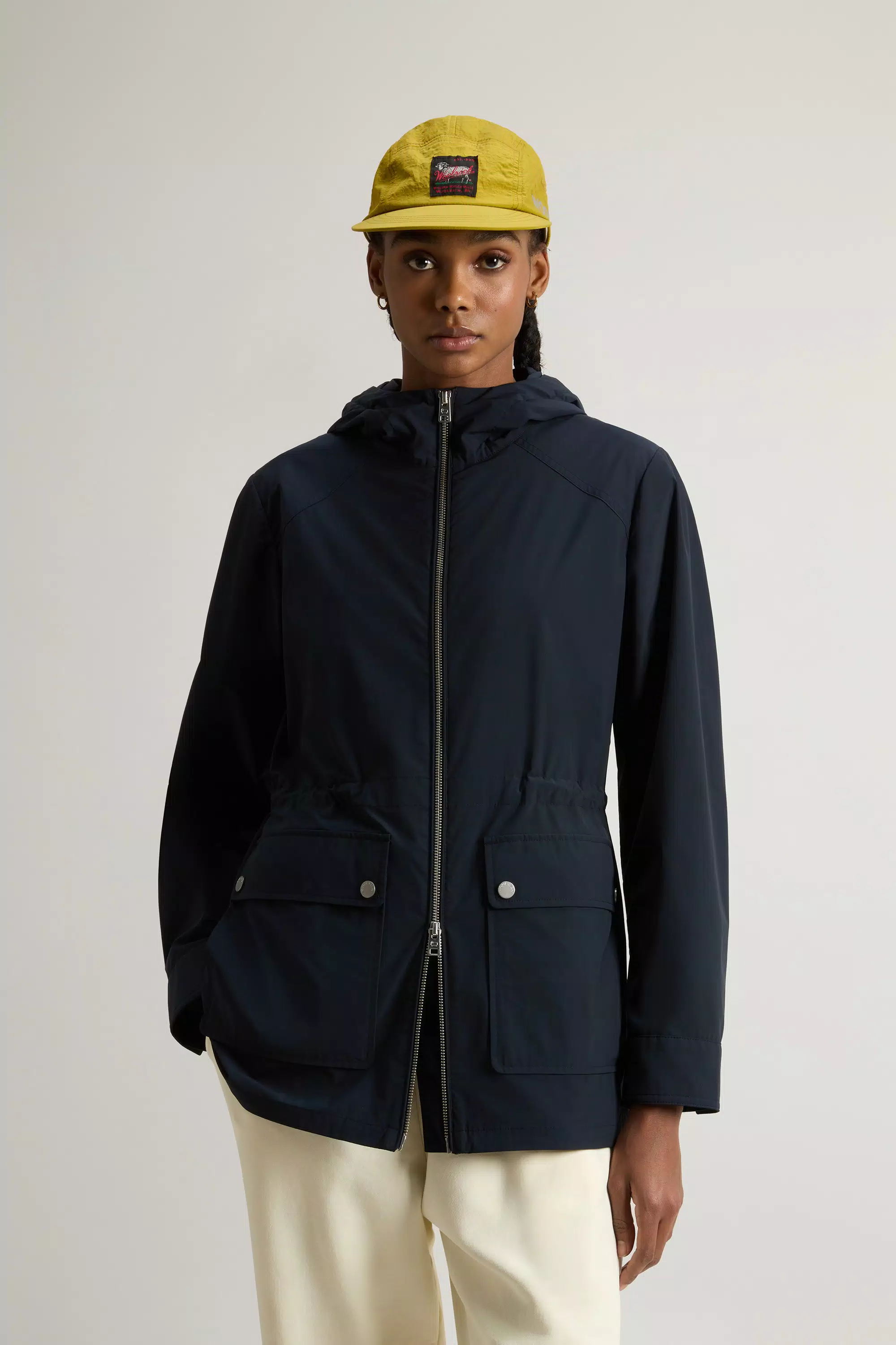 Urban Touch Kapuzenjacke - Melton Blue