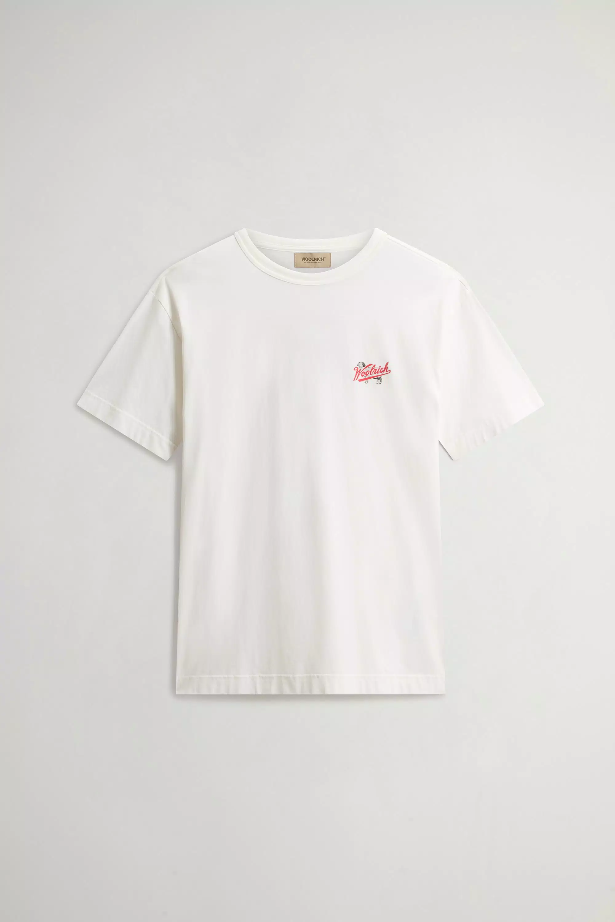 T-Shirt aus reiner Baumwolle mit Logo - Arctic White