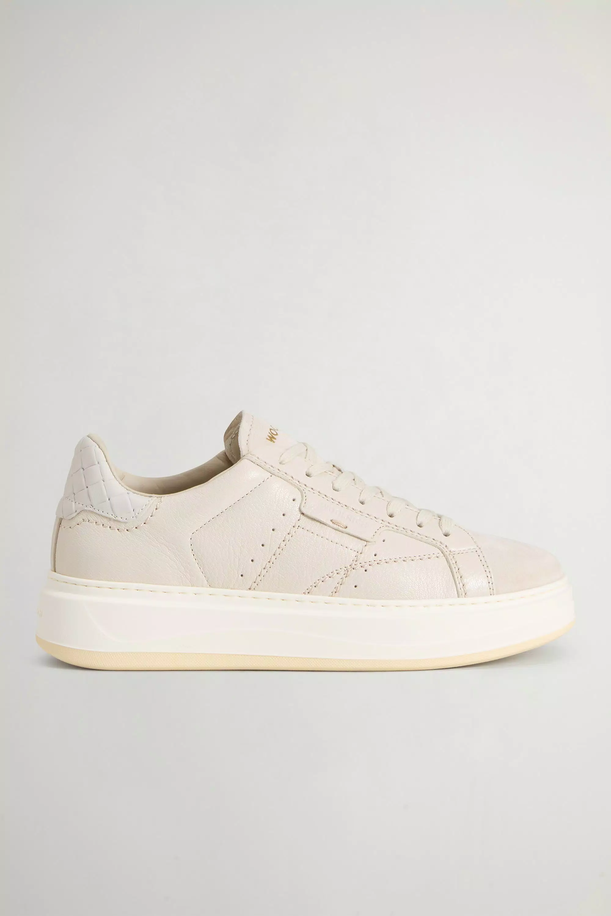 Pfeil-Sneaker aus Kalbsleder - Whipped Cream Whipped Cream