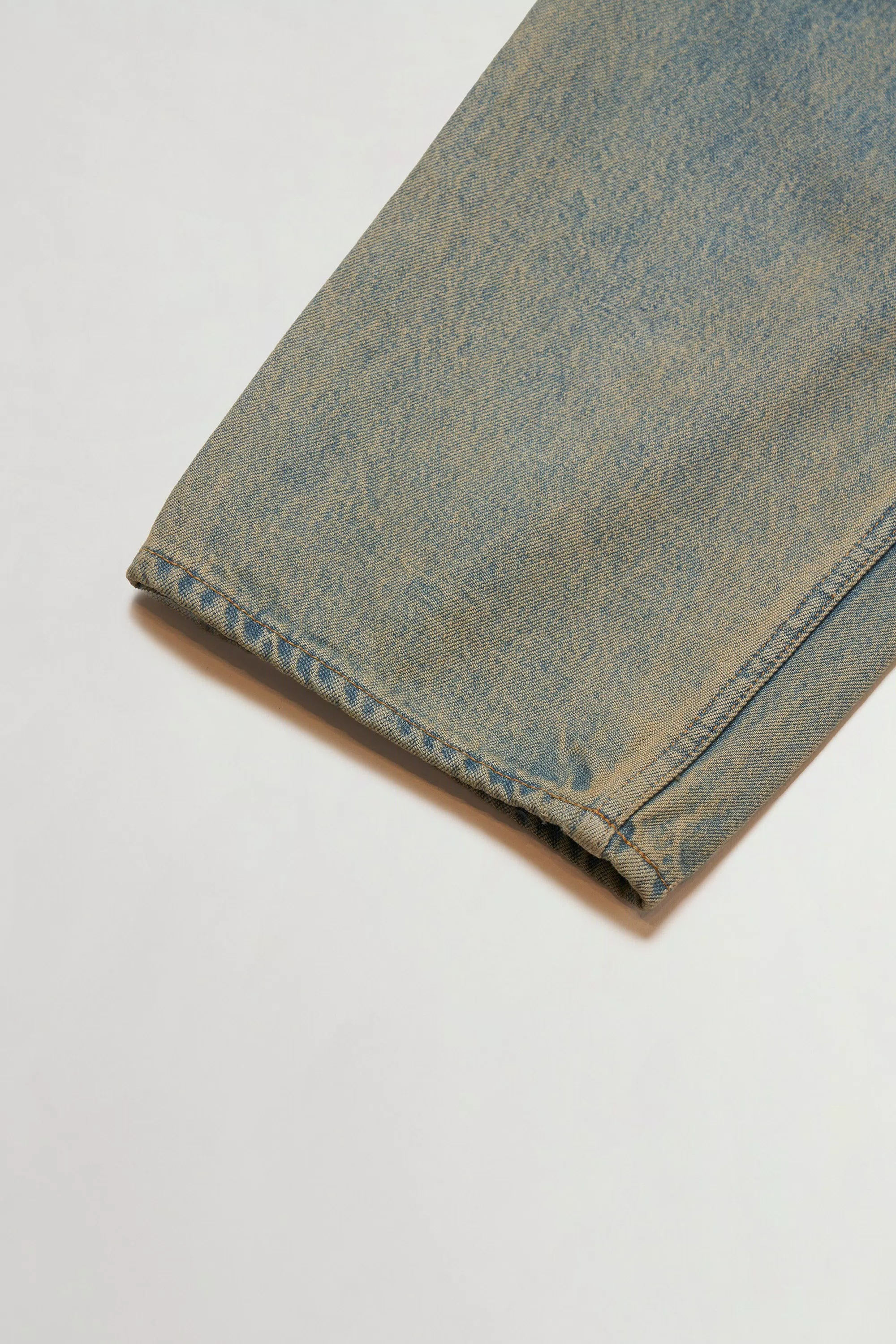 Five-Pocket-Jeans aus reiner Baumwoll-Denim - Hellblau