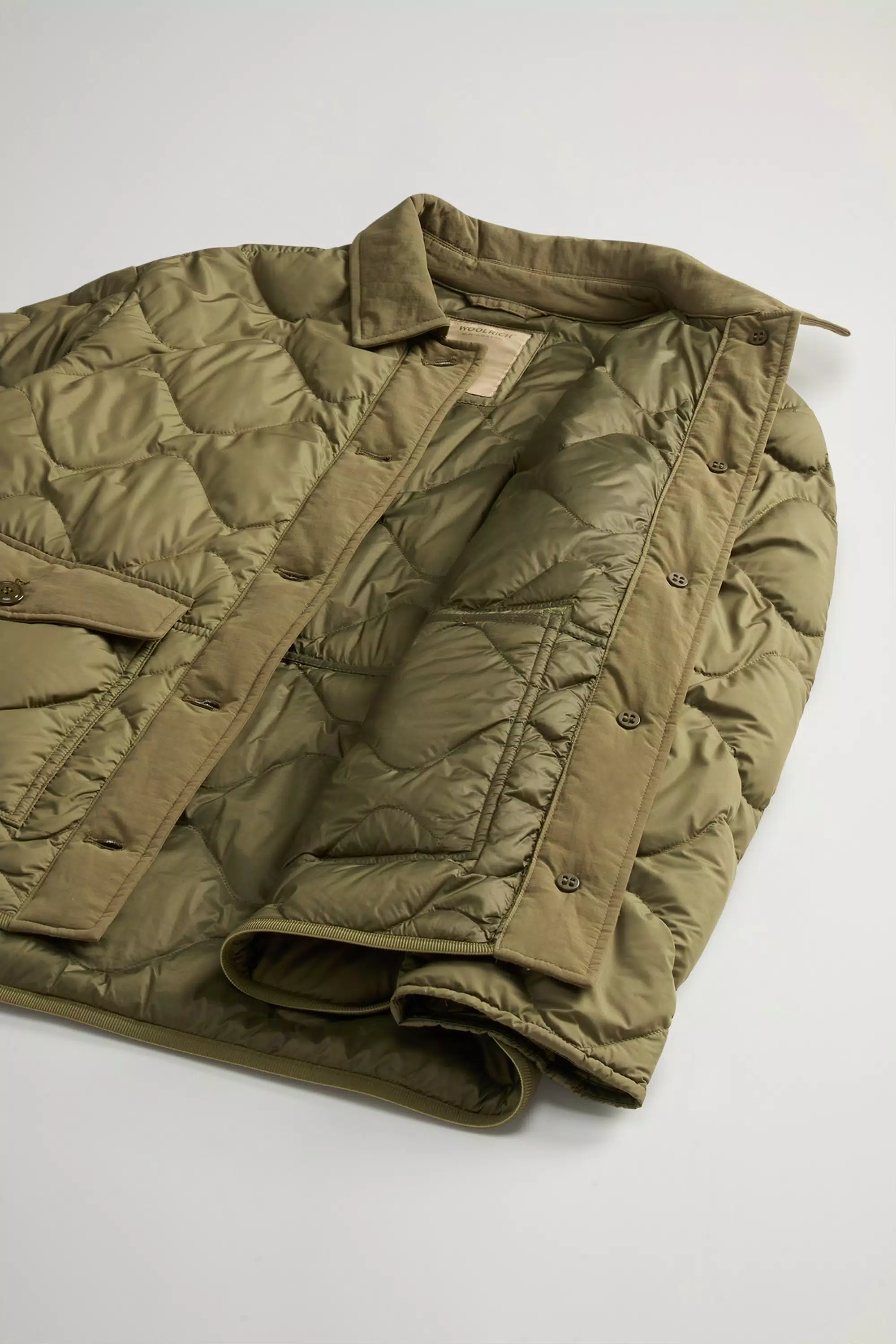 Quilted-Microfaser-Heritage-Jacke - Greenstone