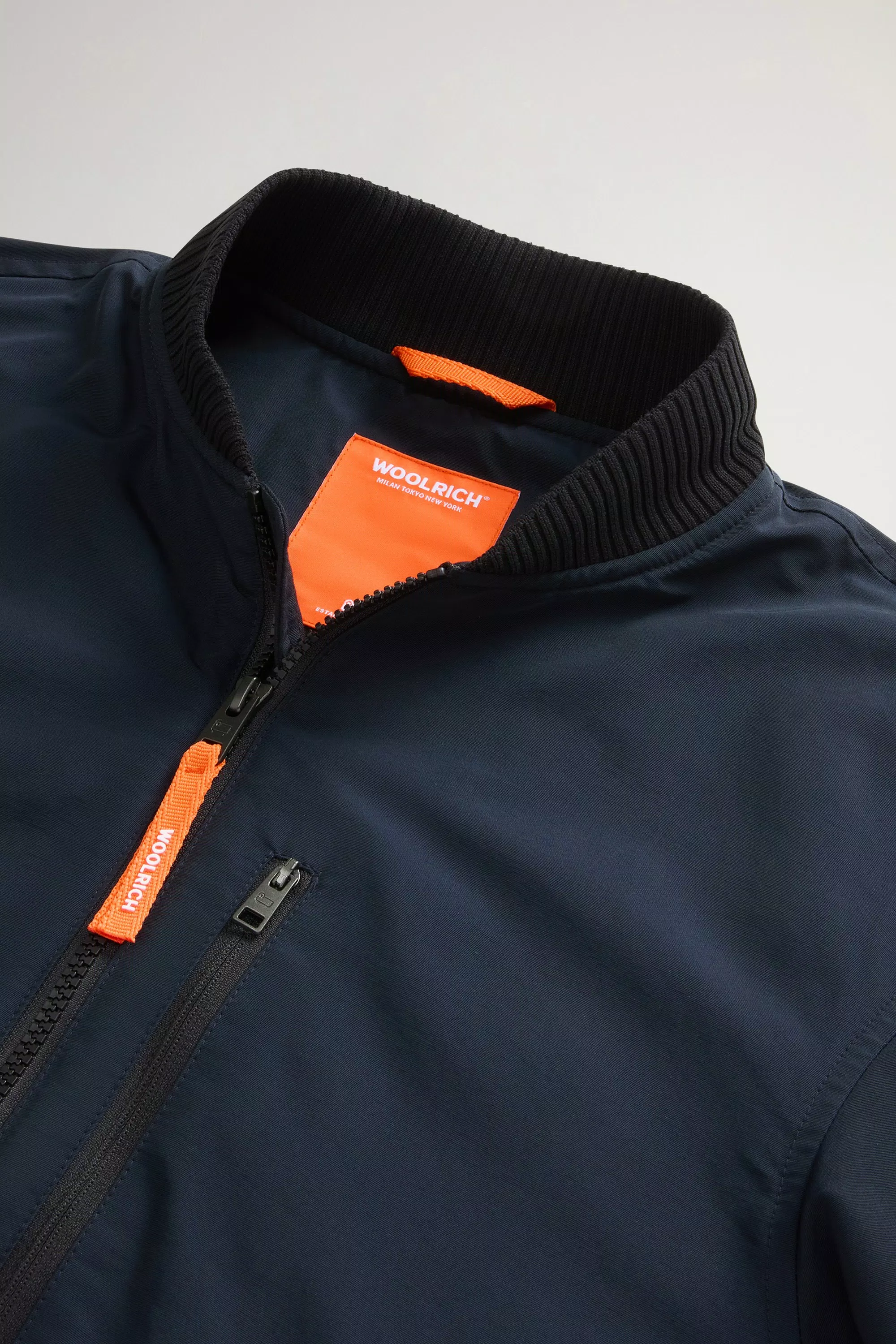 Jungen Bomberjacke aus leichtem Ramar - Melton Blue
