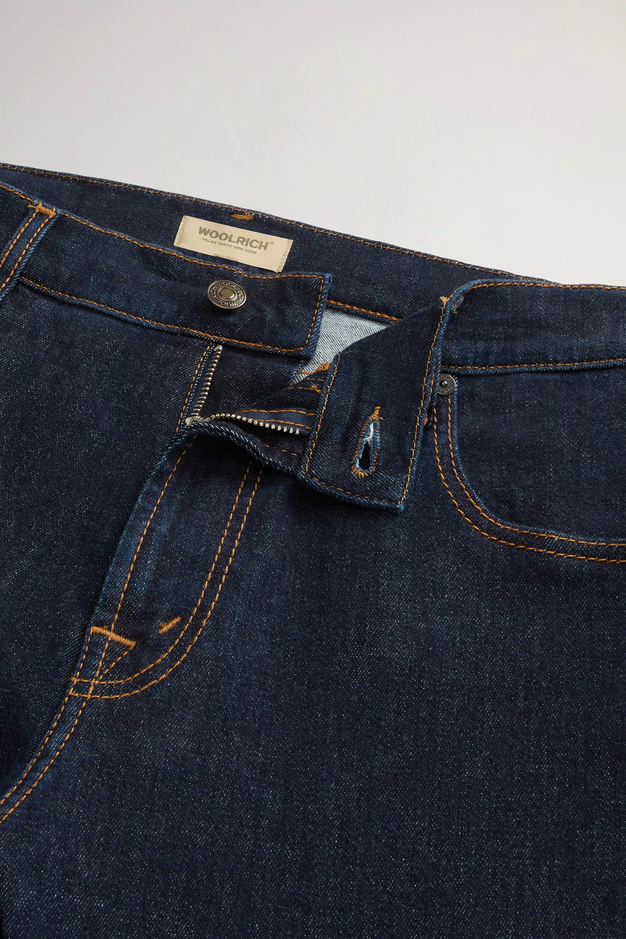 Five-Pocket-Jeans aus Stretch-Cotton-Denim - Rinse-Waschung