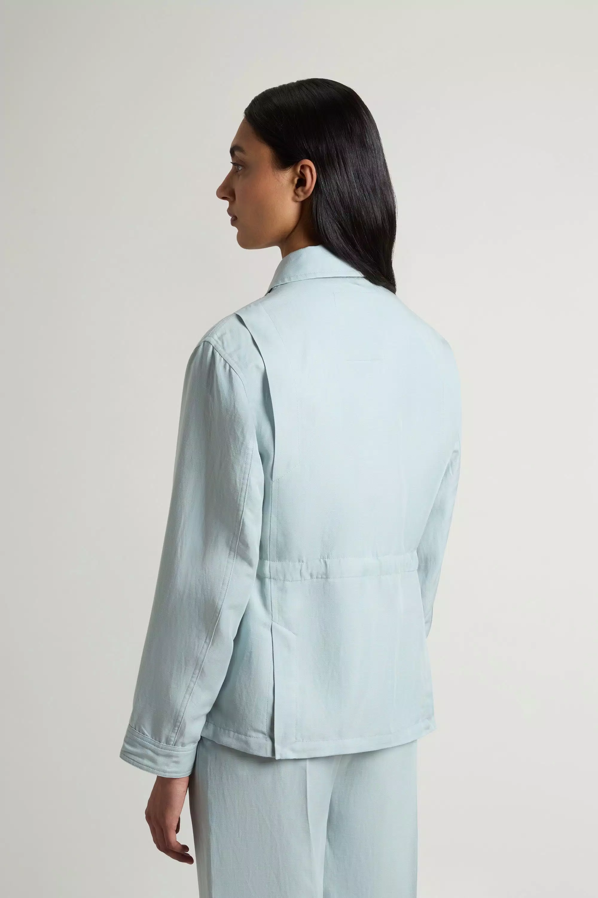 Overshirt aus Leinenmischung - Alpine Tundra