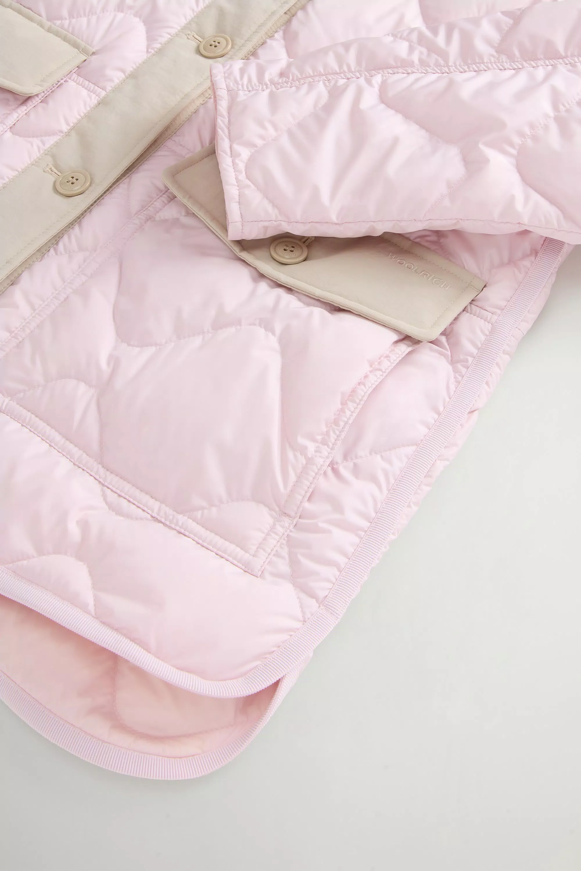 Quilted-Microfaser-Heritage-Jacke - Helllila