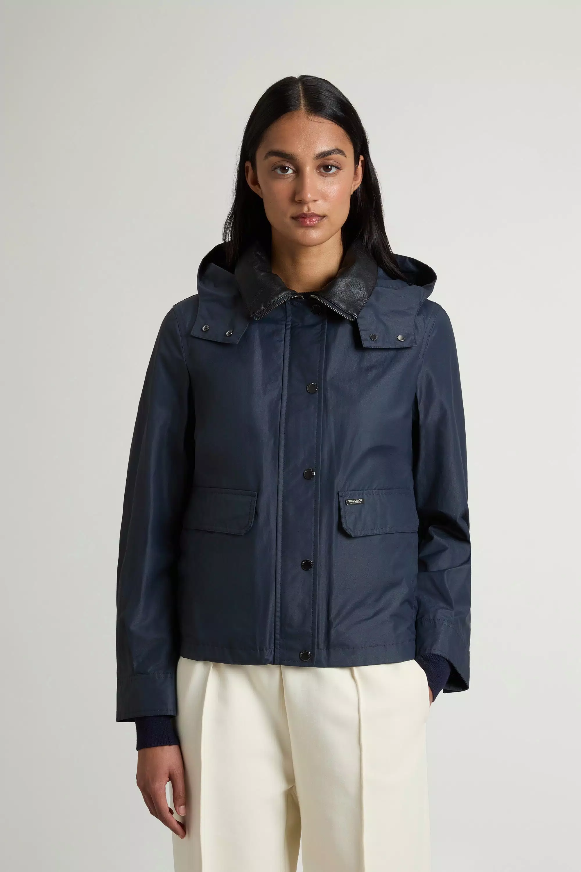 Dundee Jacke aus Superwax Baumwolle - Wachswollblau