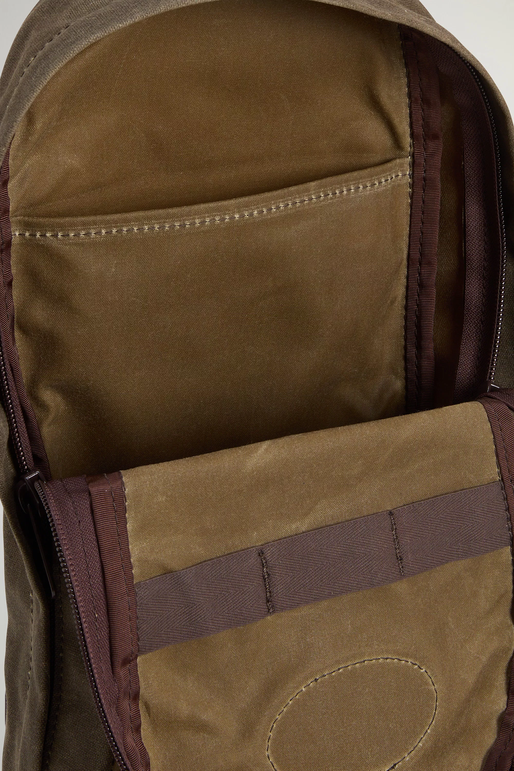 High Falls Rucksack aus gewachstem Baumwollstoff - Trockenpflanzen