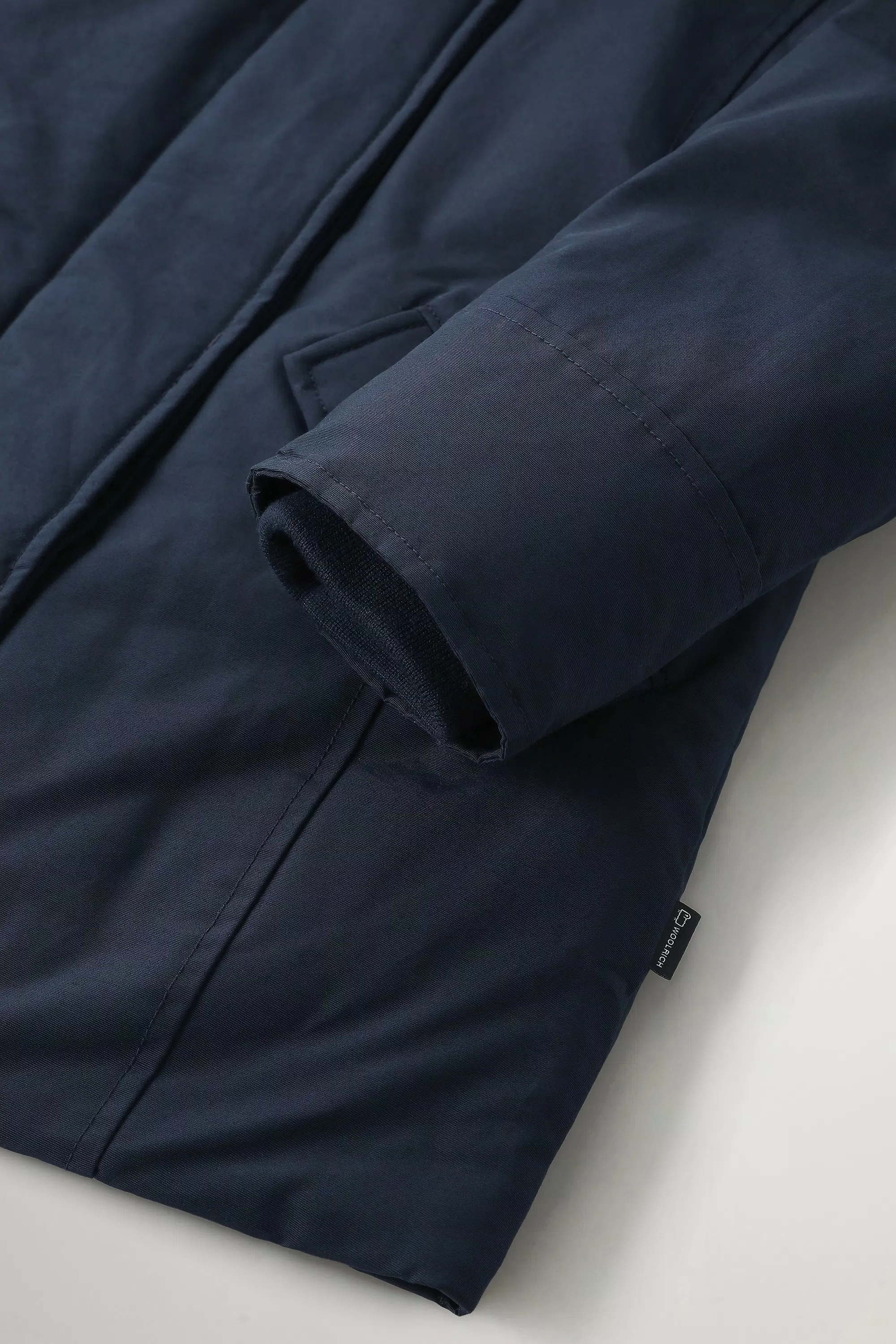 Mädchen-Arctic Parka aus Ramar-Stoff - Melton Blau