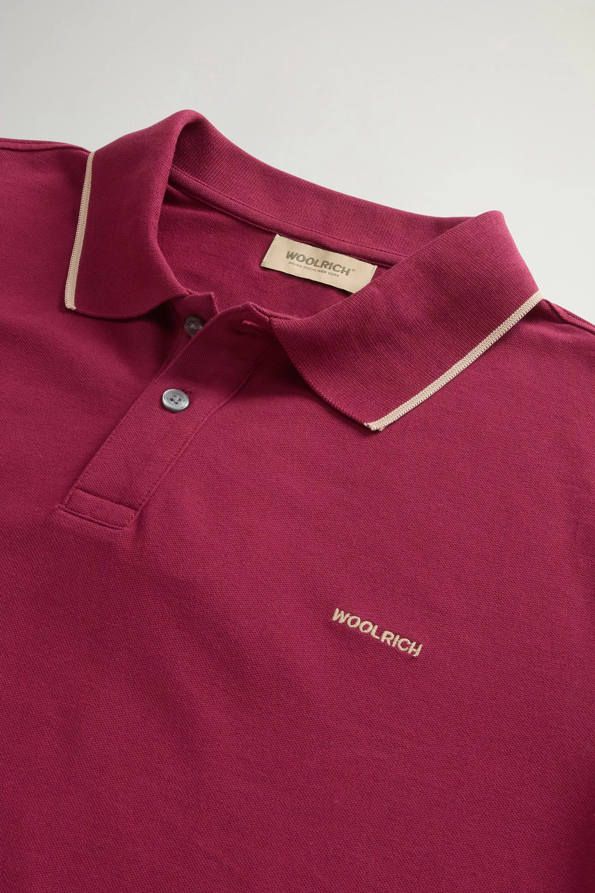 Monterey Polo-Shirt aus dehnbarem Baumwollmischgewebe - Rhododendron